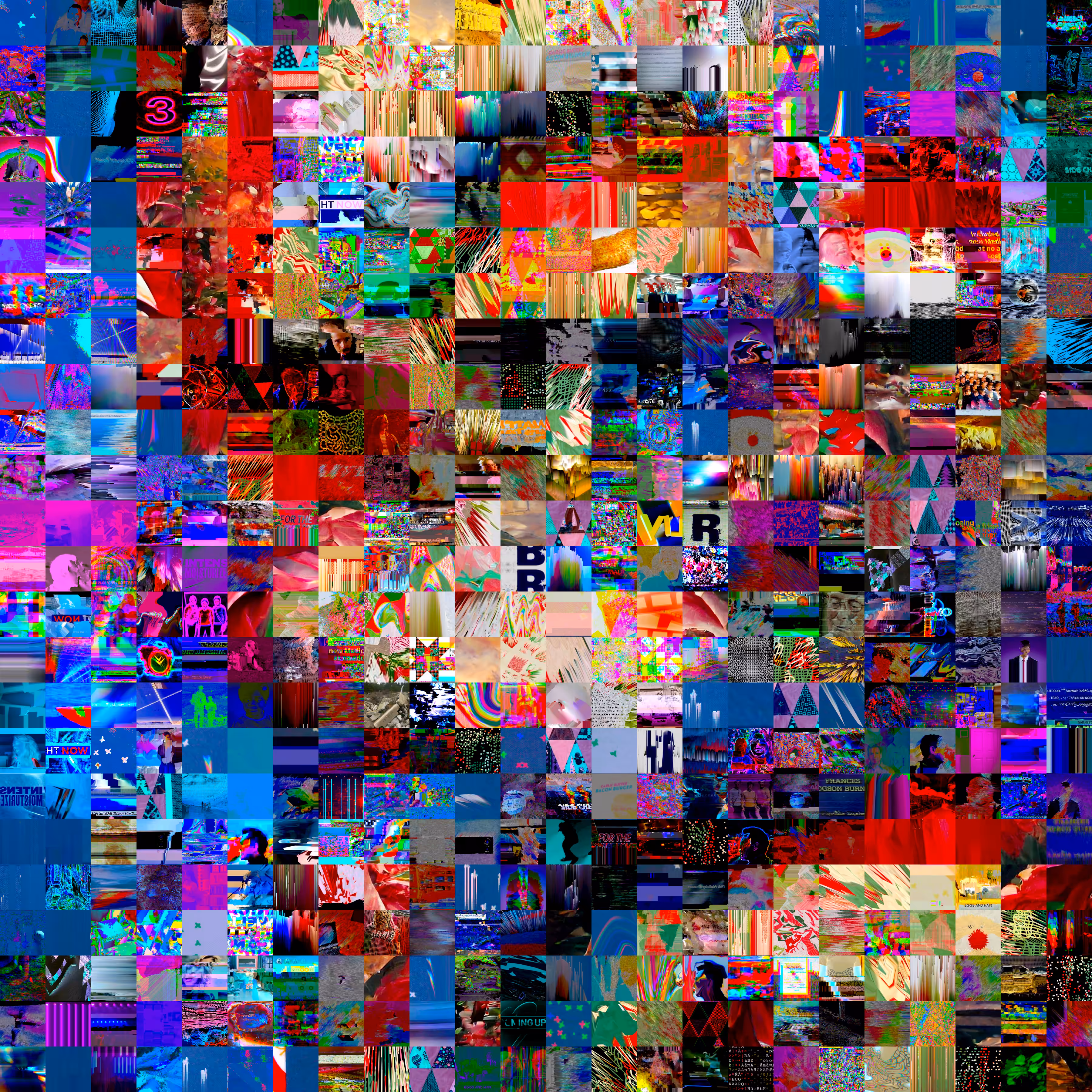 2021 Christmas Glitch Quilt 25