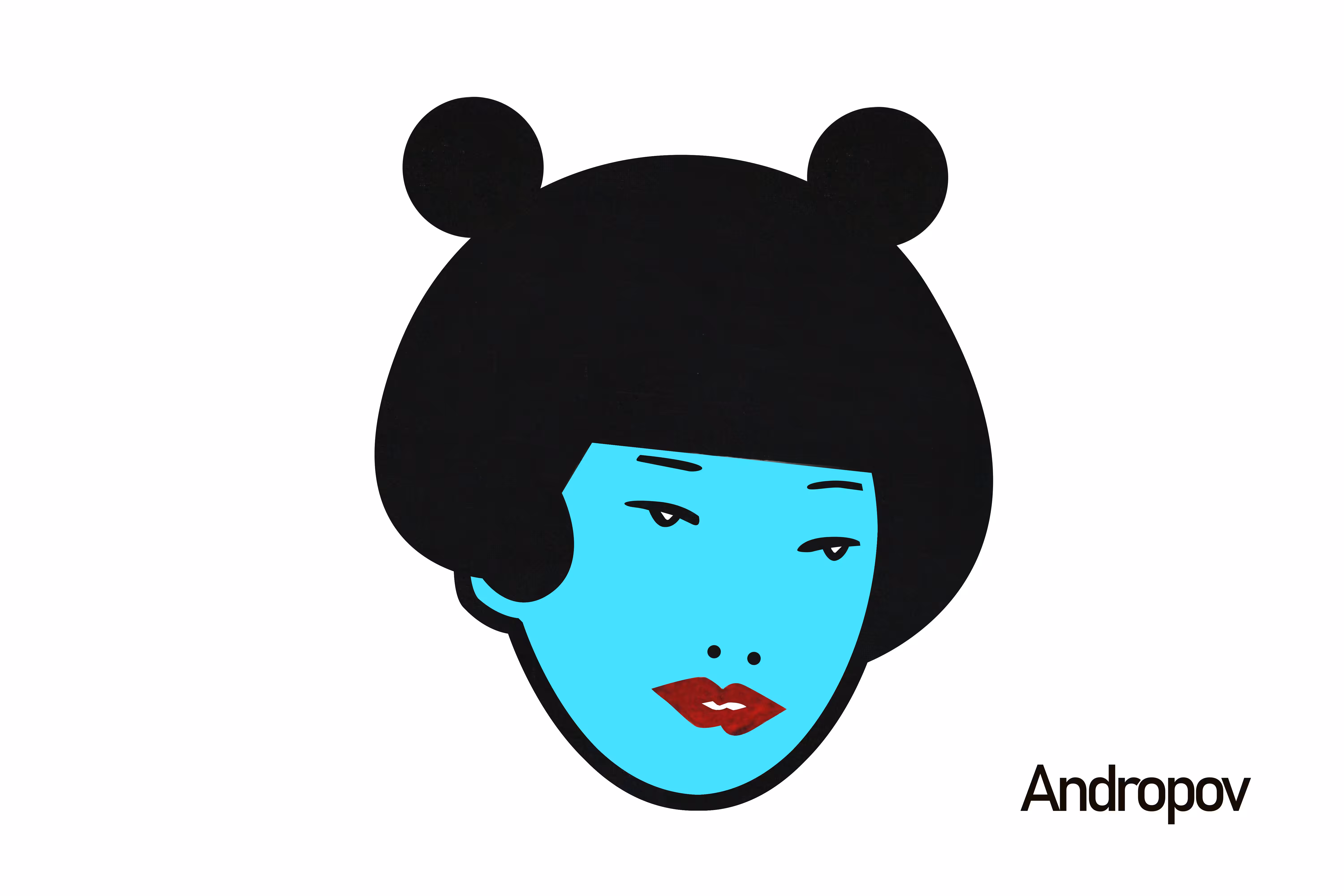 Mitzie CORE89 Black White Cyan by Andropov
