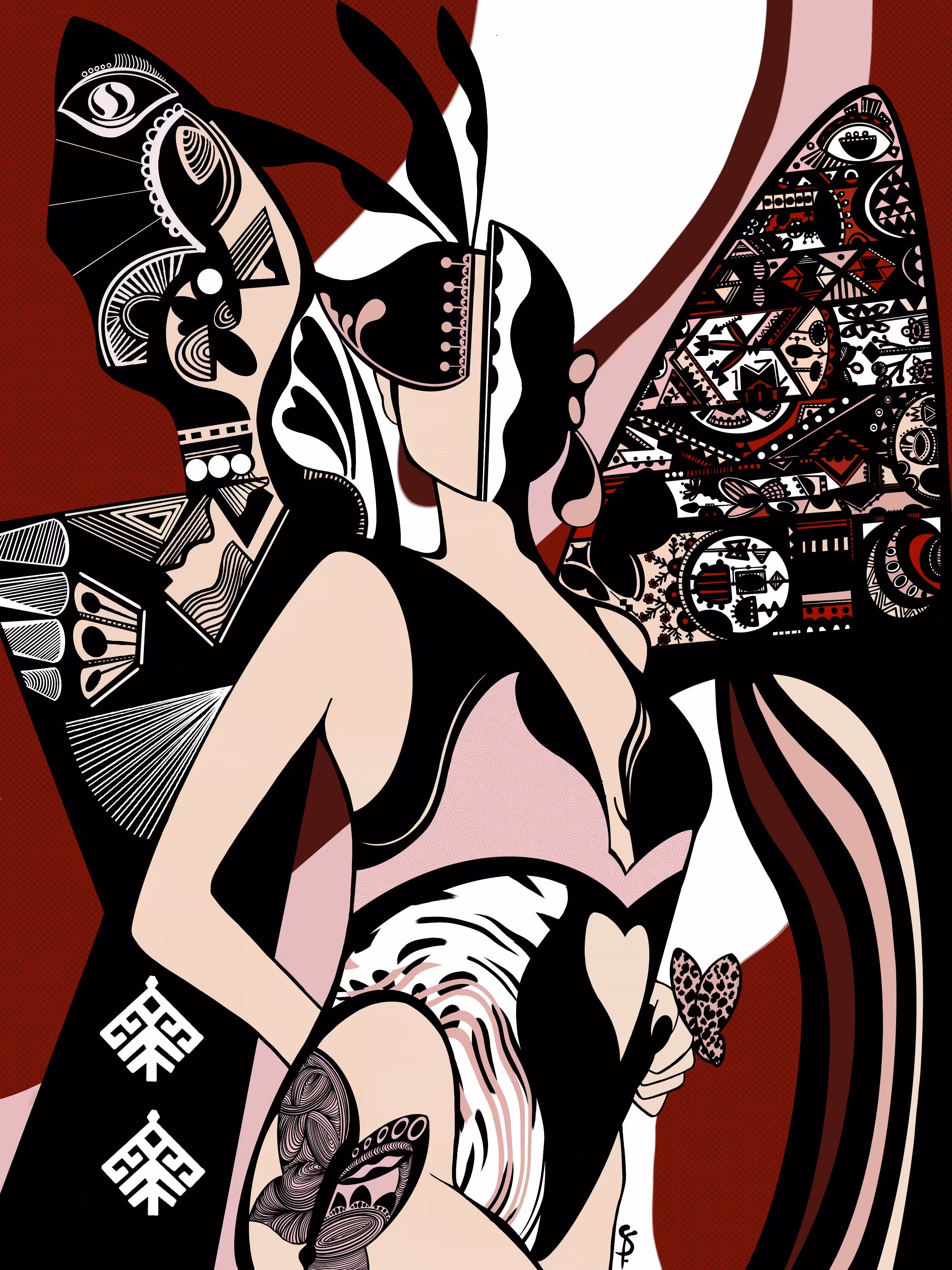 Femininity : A woman like Butterfly 