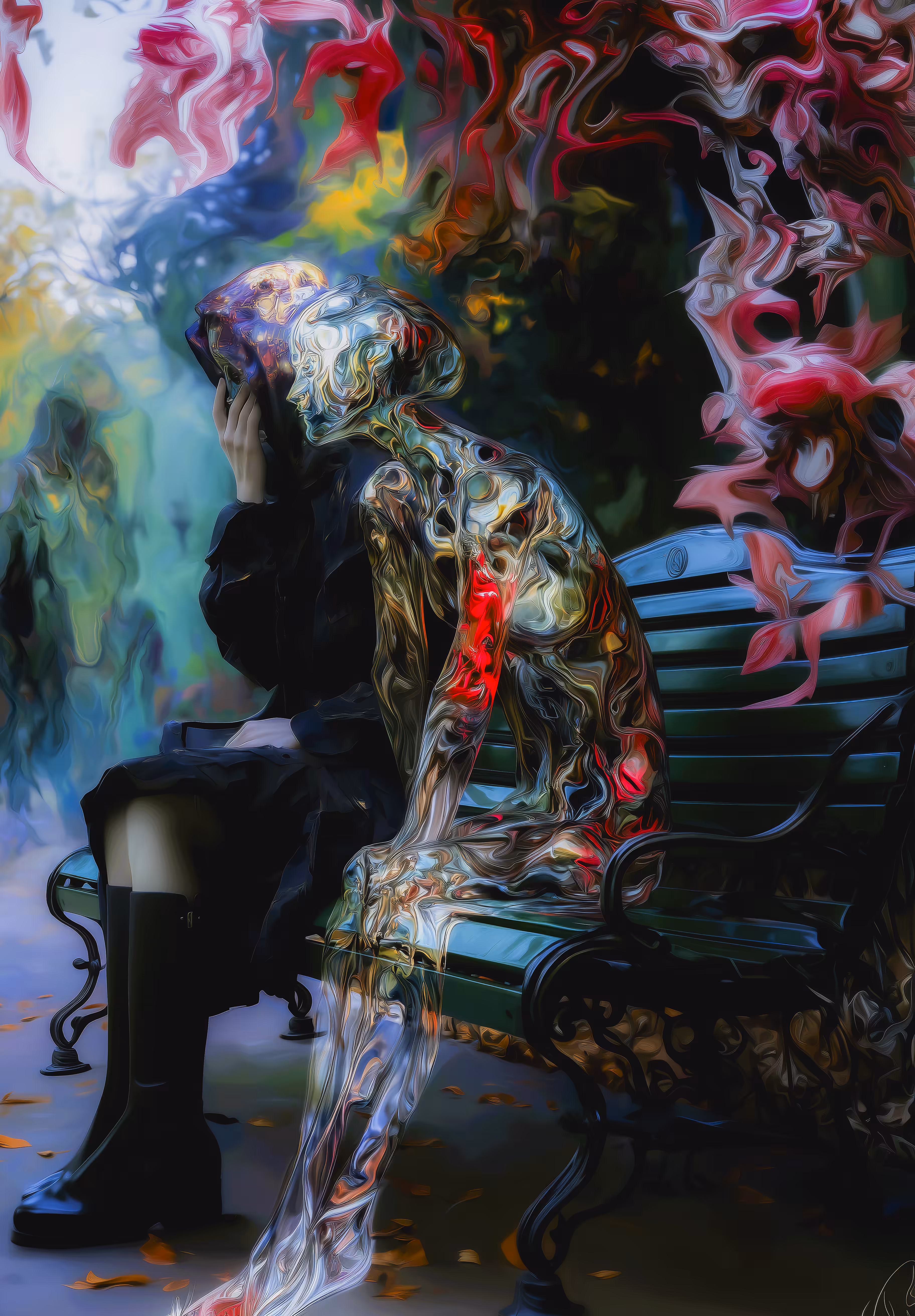 Post Tokyo AI Painting