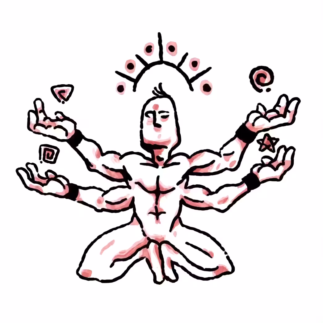 Weird Guy is floating!