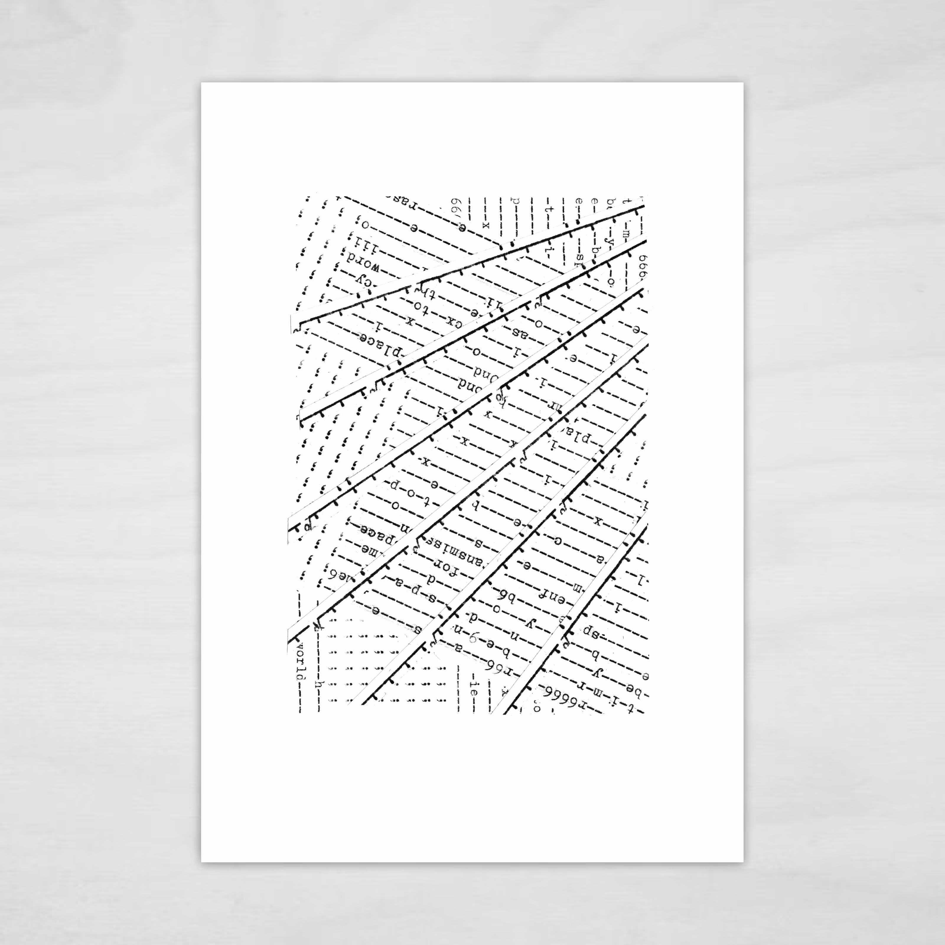 Obfuscated Parallax Poem