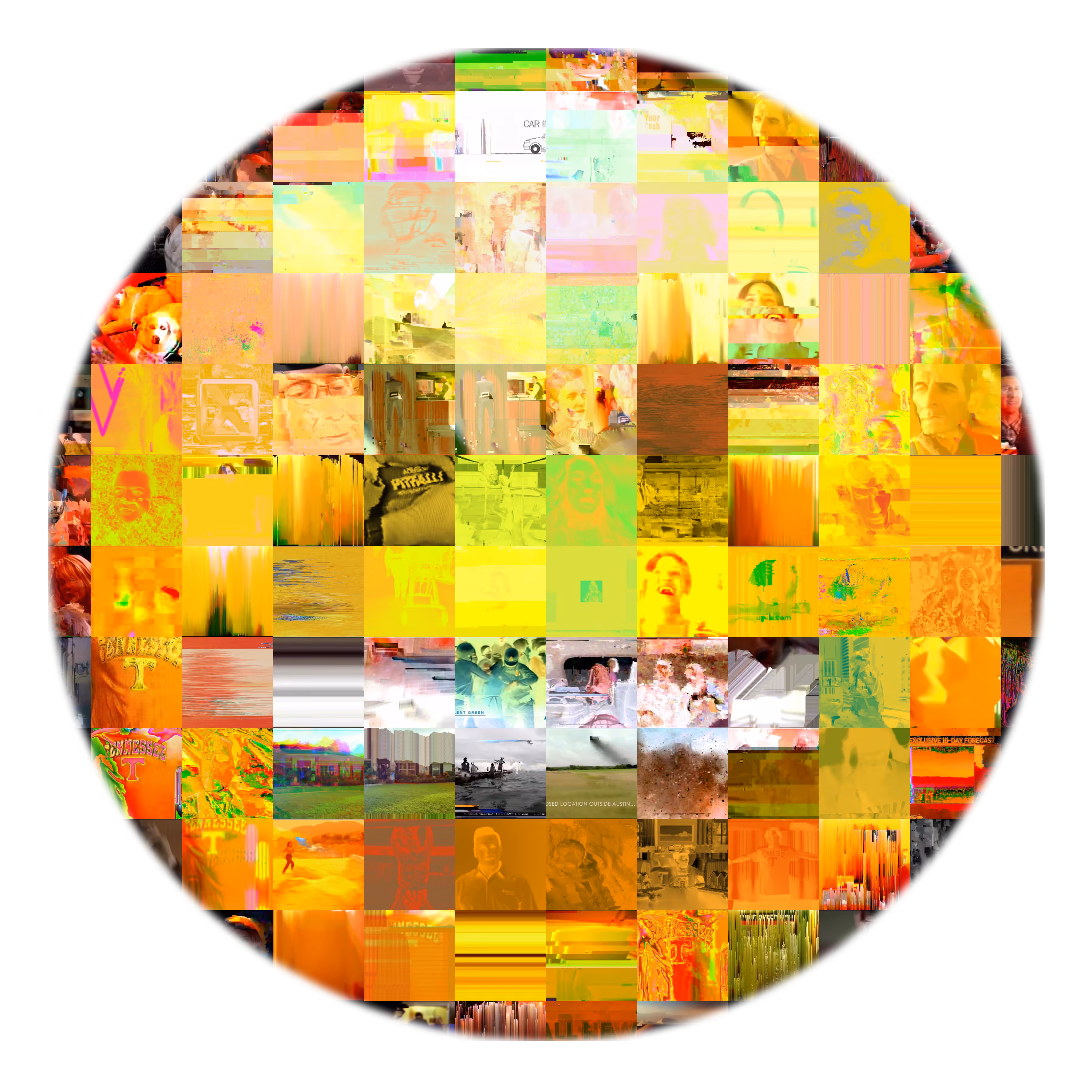 Glitch Quilt Emoji Grinning Squinting Face