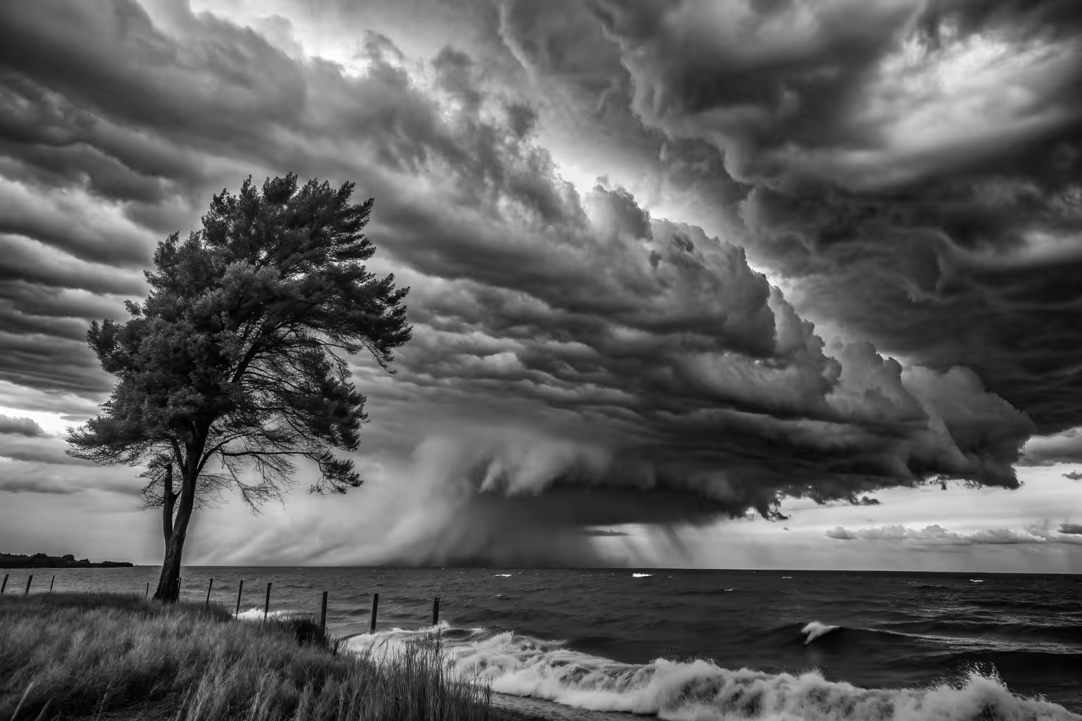 tormenta en el horizonte