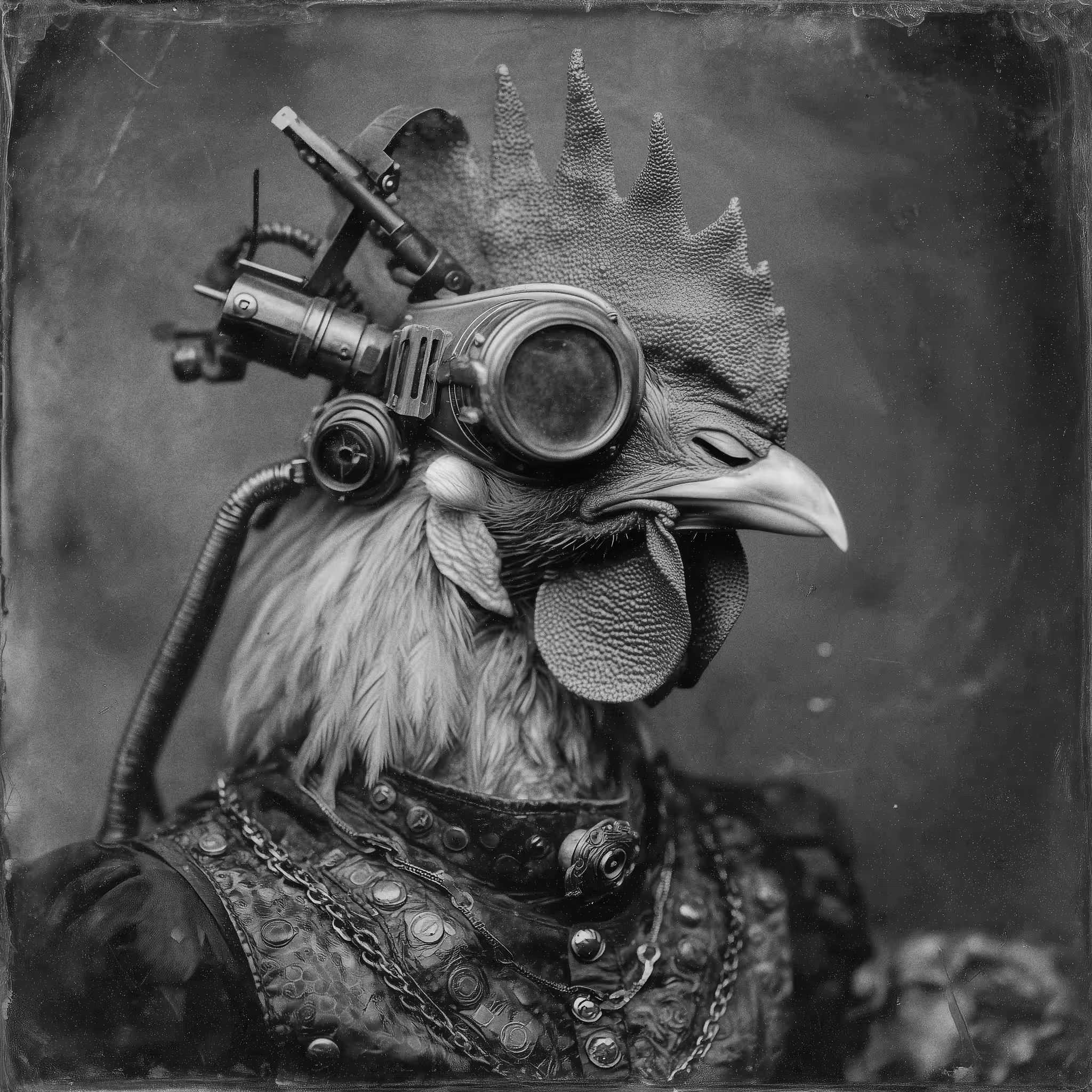 Cyberpunk Animals: Chicken