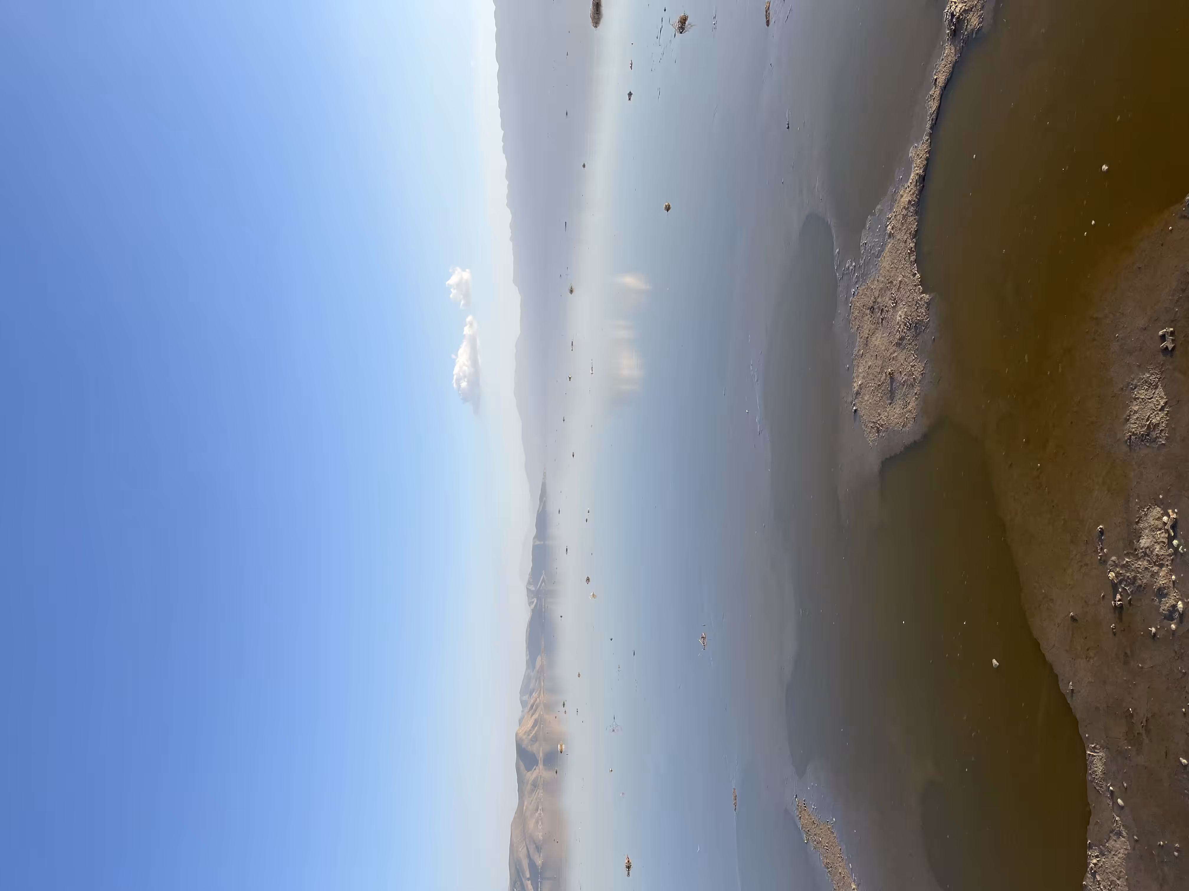 Suspended Mist Over the Silent Lake