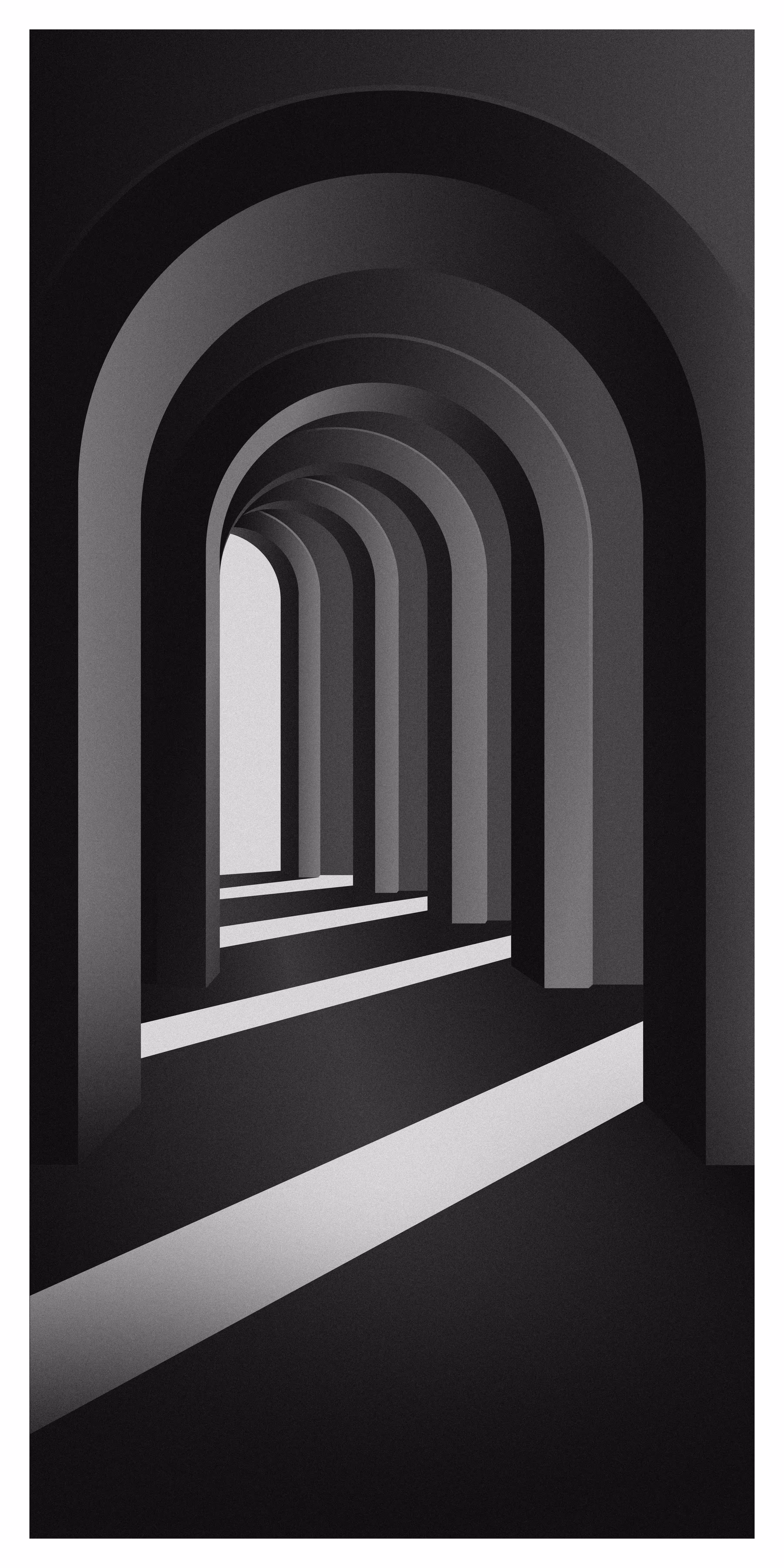To the left