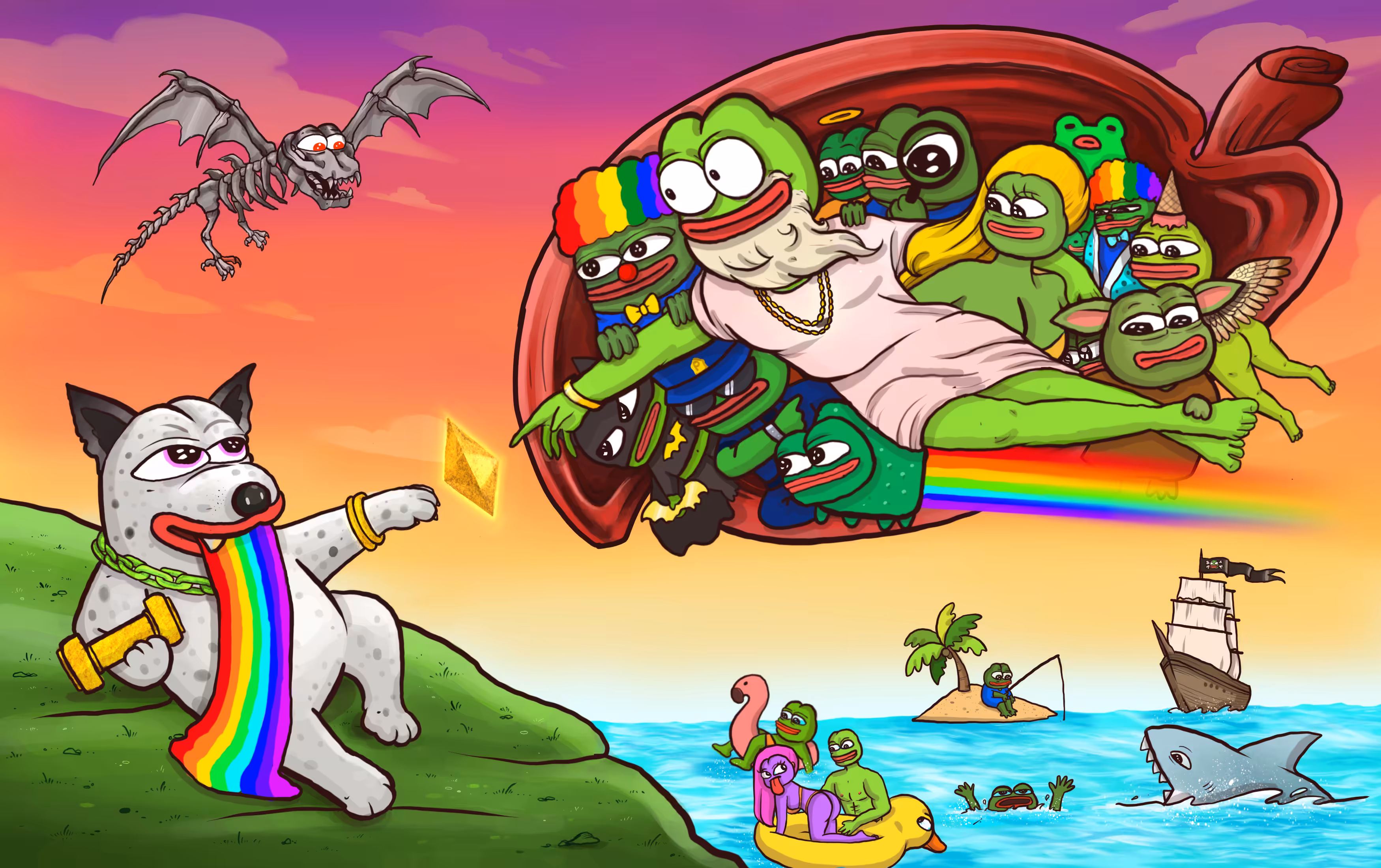 The PEPE of creation in summer 