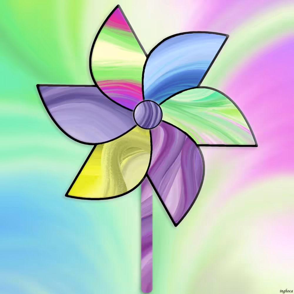 Pinwheel 114  Collaboration wtih Dorthe's Joy of Creation 💚🦋 @DortheJOC