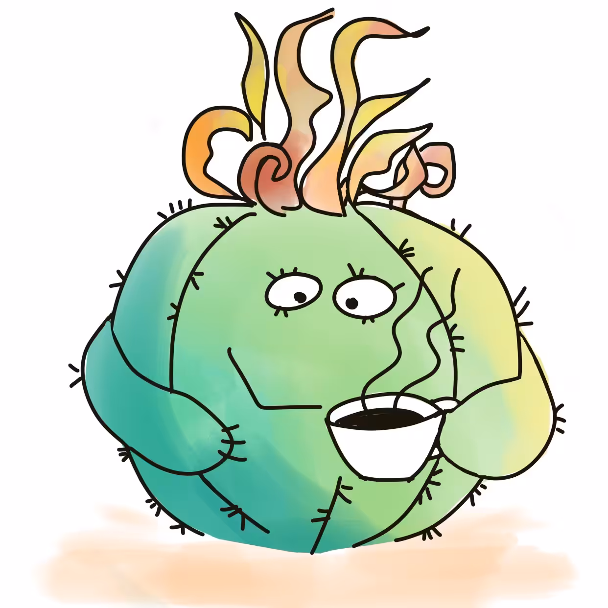 Coffee cactus
