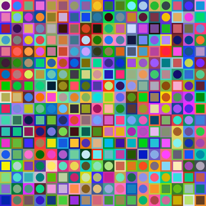 Square Dot Composition #51