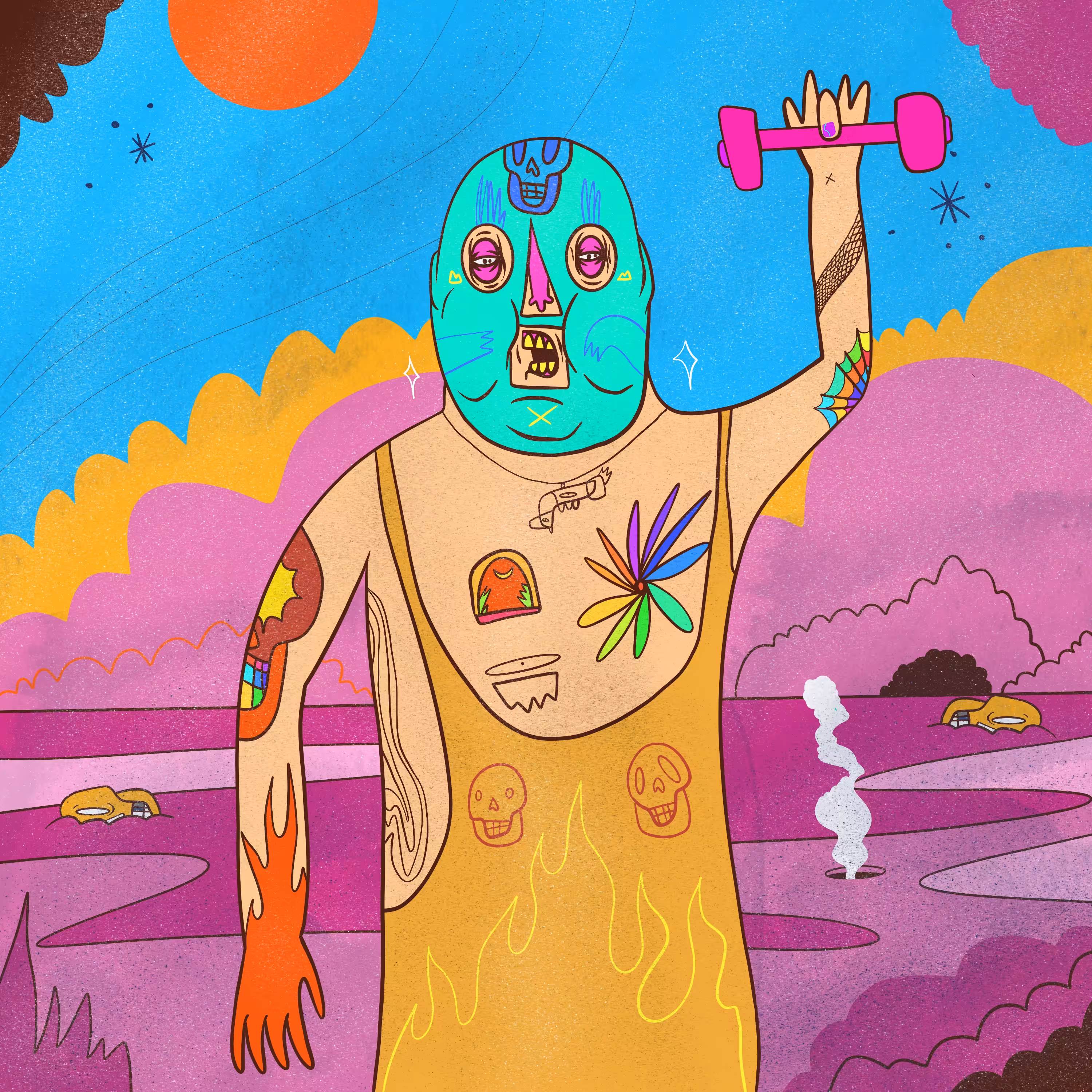 Tattoo and Mask
