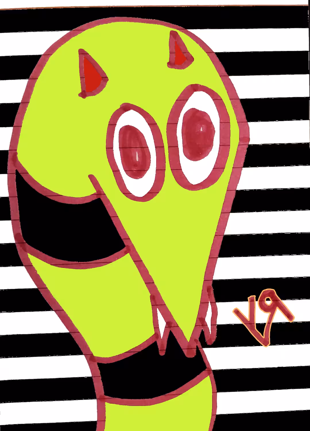 Post-Apocalypse ARTZ: "Yellow Snake" by Richard F. Yates (Holy Fool)