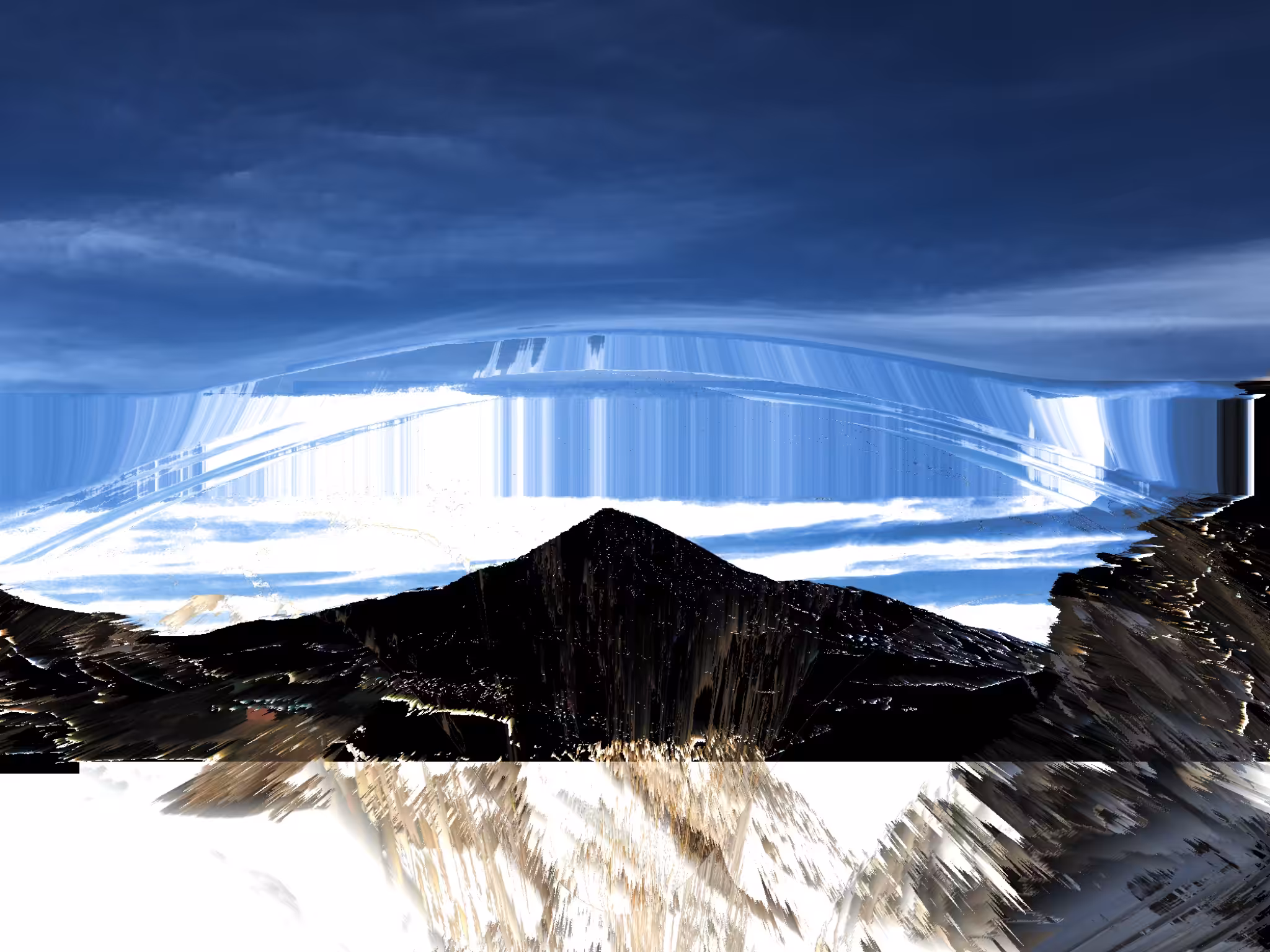 Black volcano