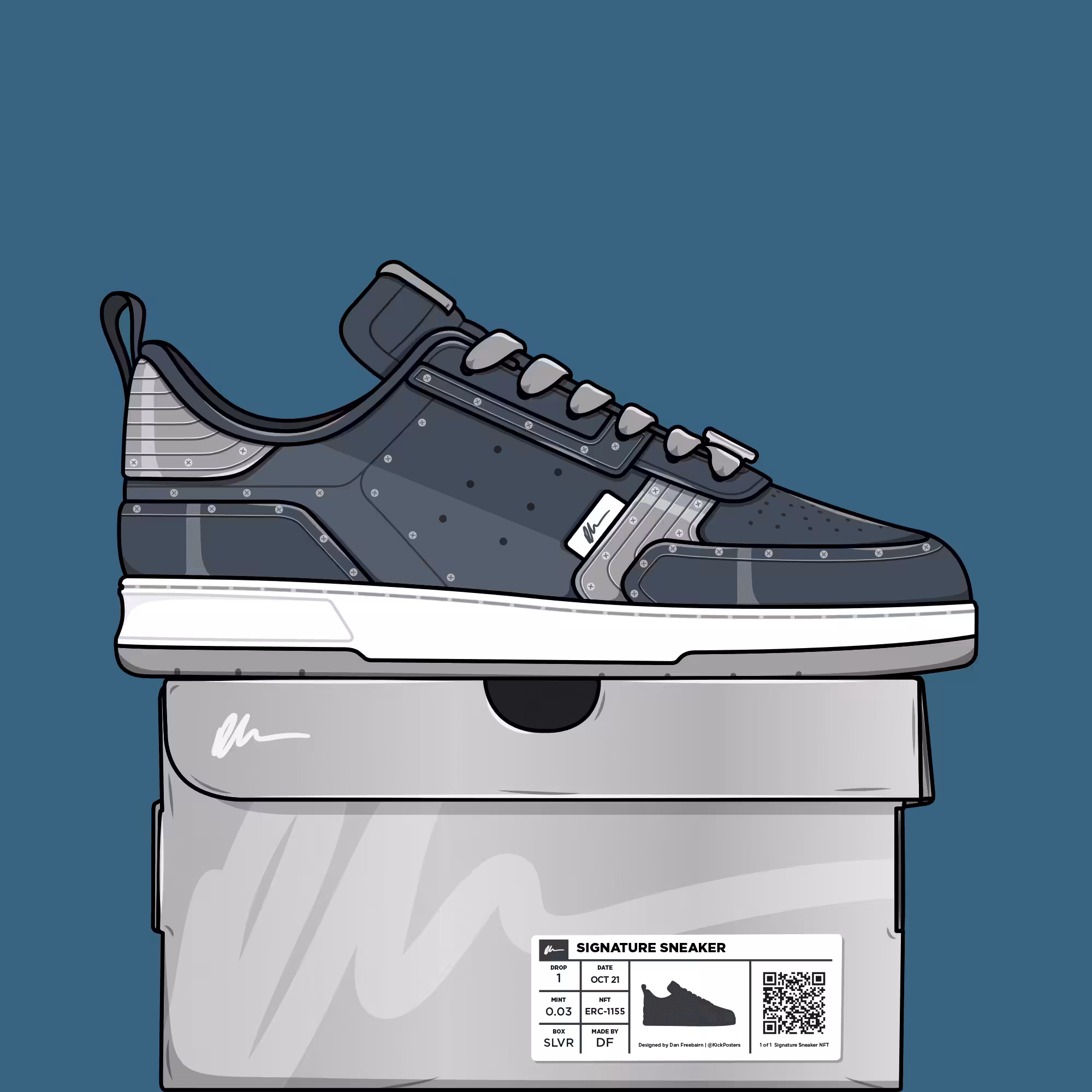 Signature Sneaker 'Robot' - #005