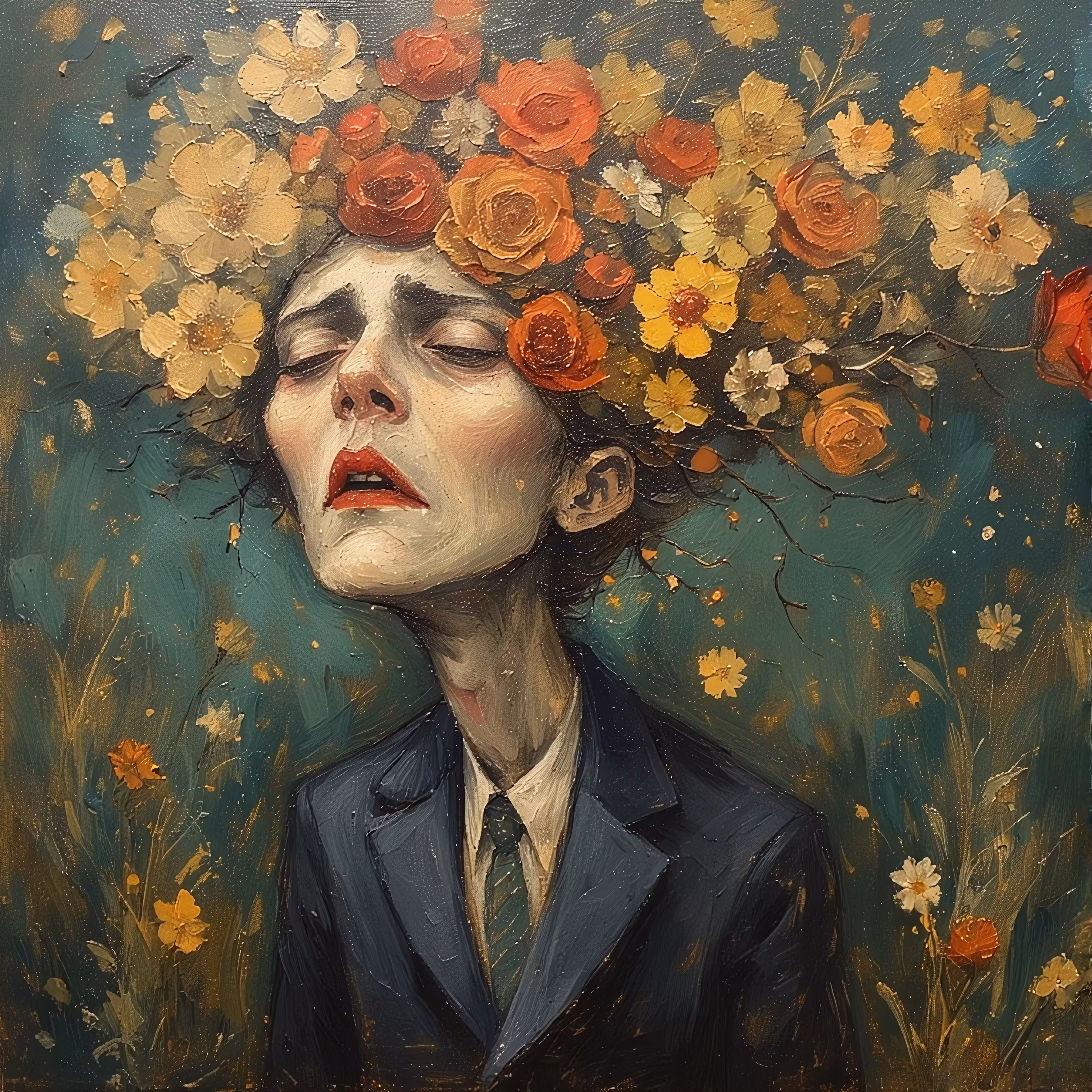 365 Brushstrokes of the Future: The Weight of Blooming Thoughts
