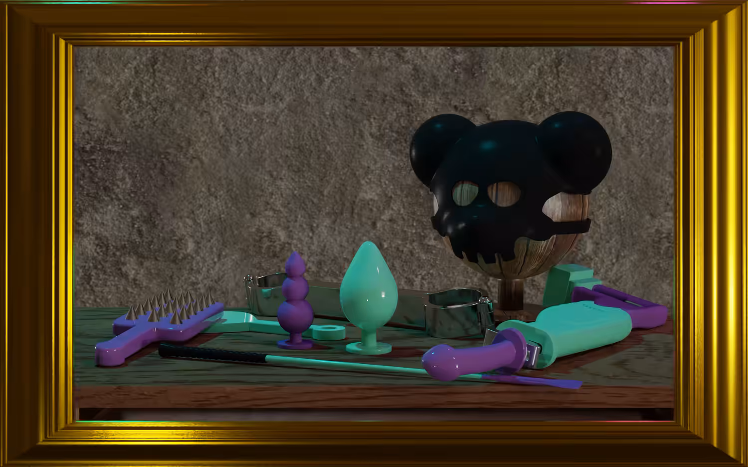 Master Bear's work table