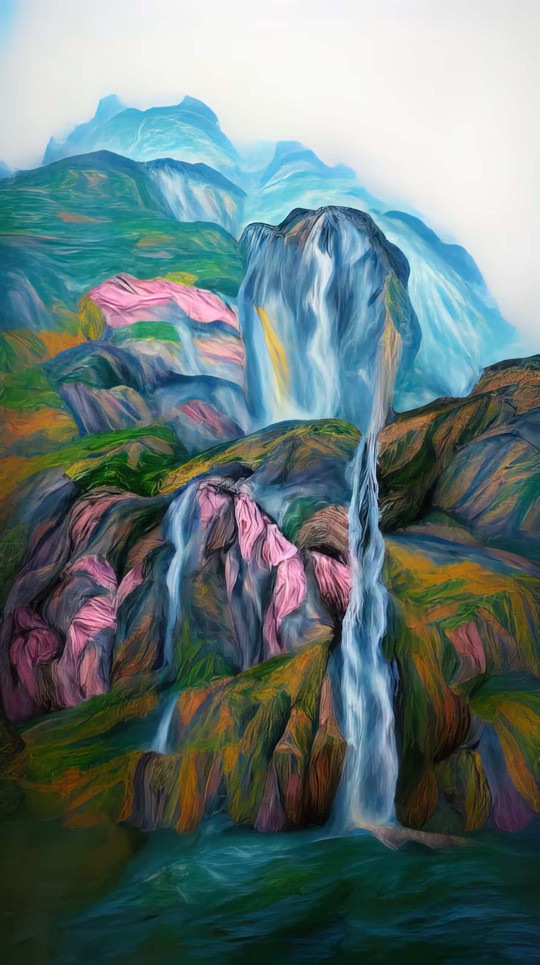 Foggy Falls