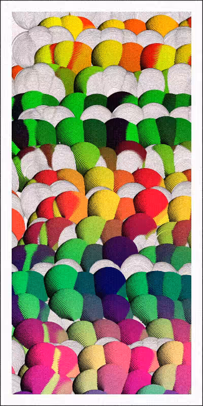 Balloon Field on Clouds #78