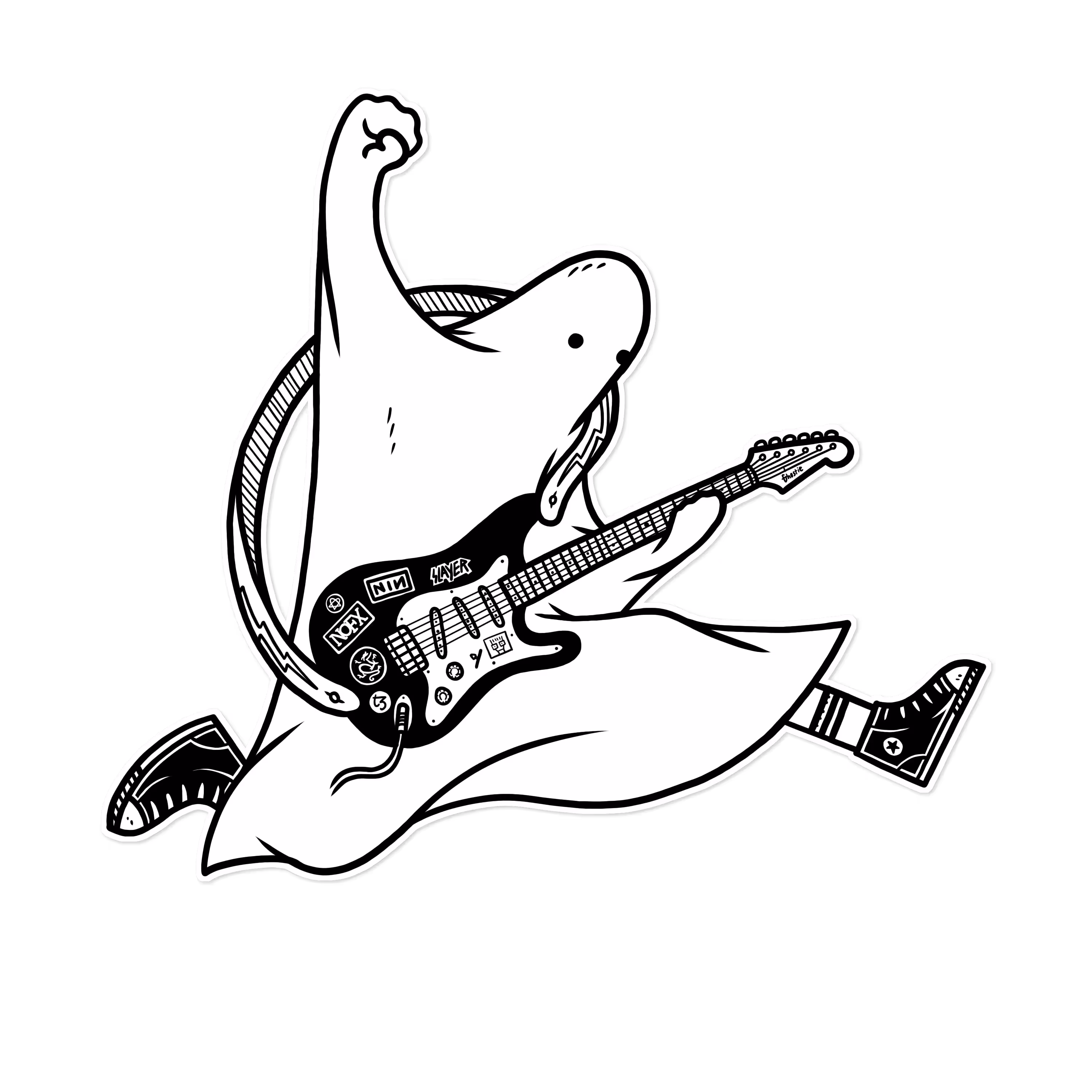 Ghostie With Guitar