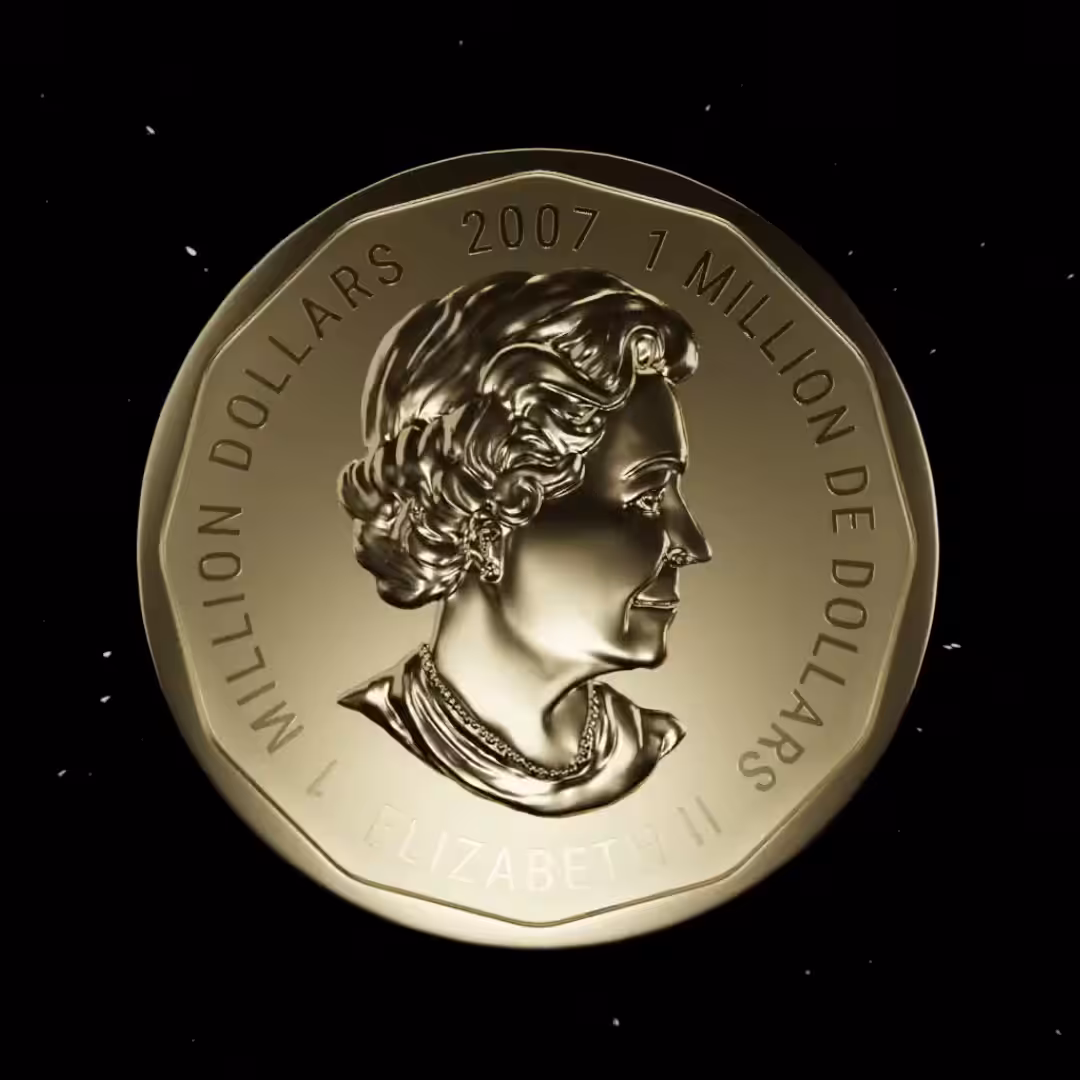 Big Maple Leaf 1 Million Dollar Gold Coin