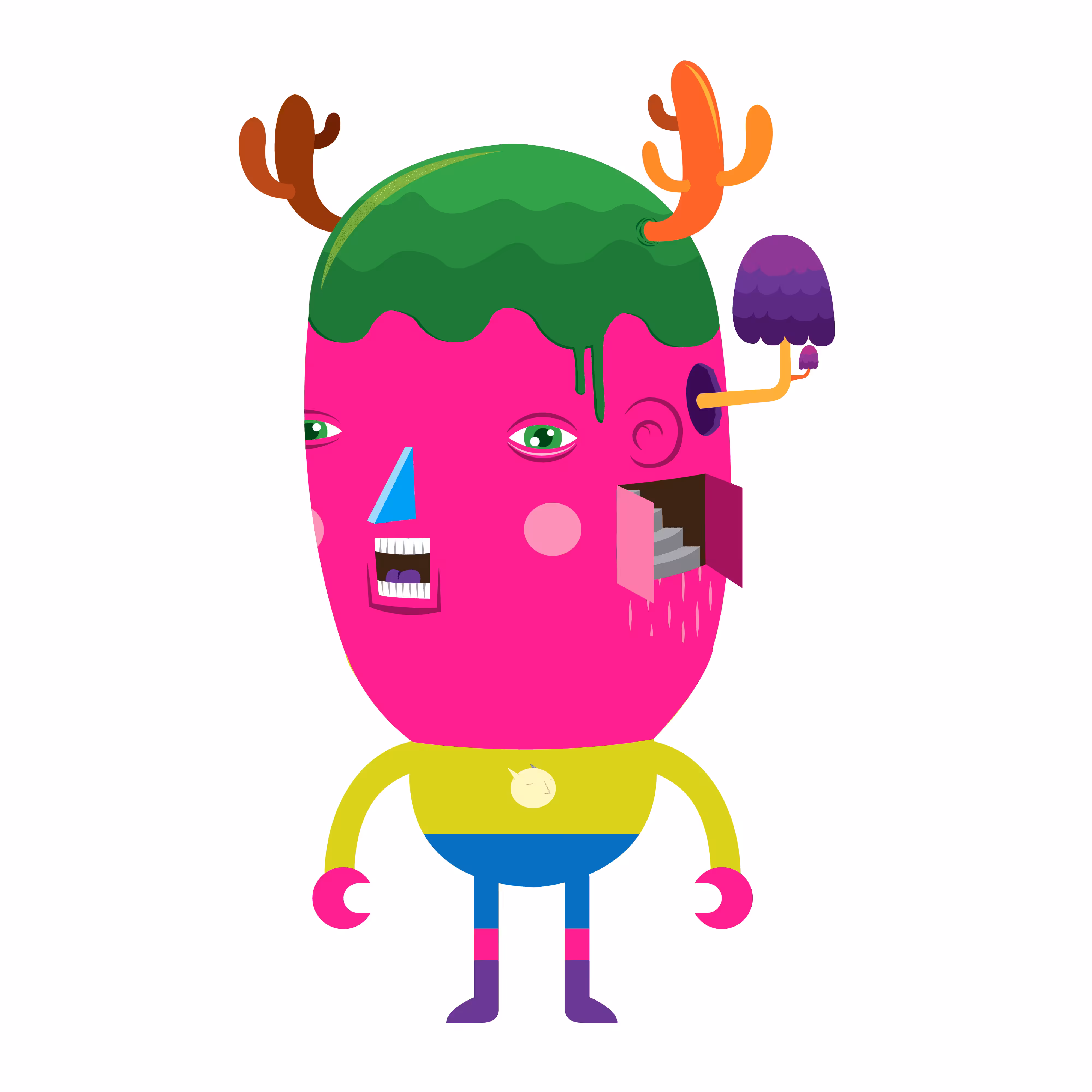 031 (pink deer)