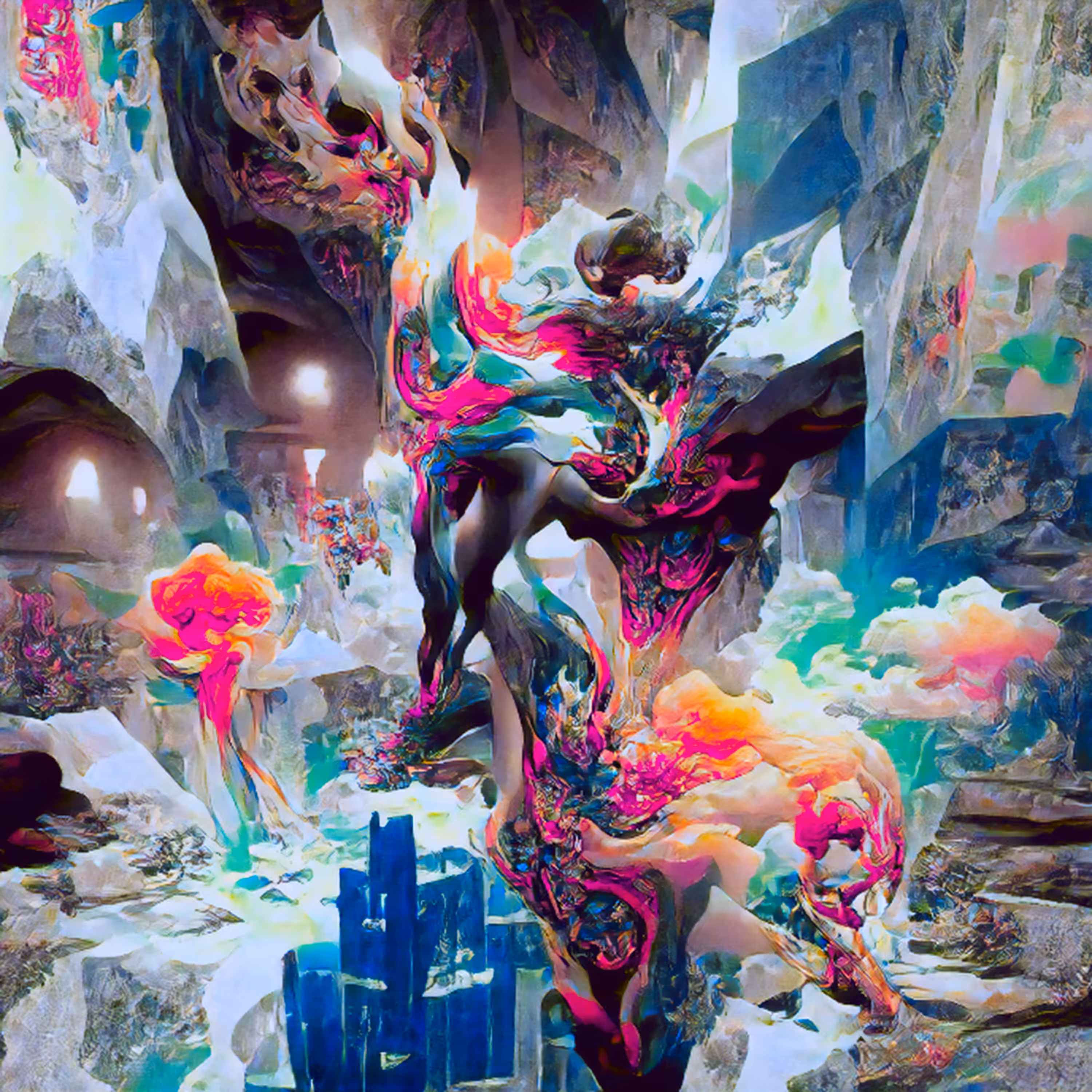Angelic Neon Quantum Chaos 