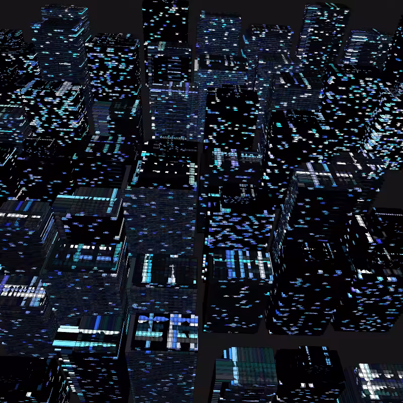Night city glow #29