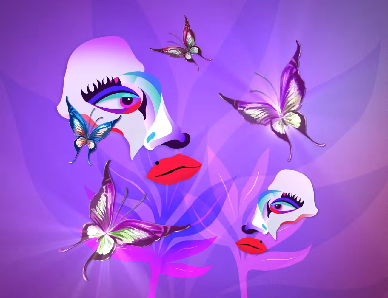 Butterflies Gathering