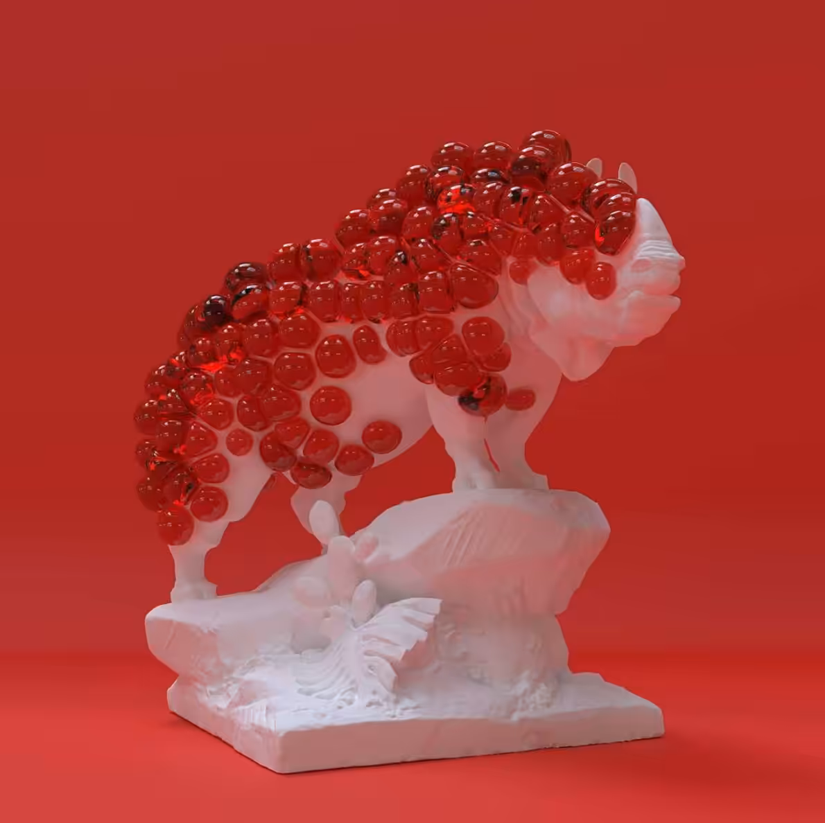 save the rhino - red 