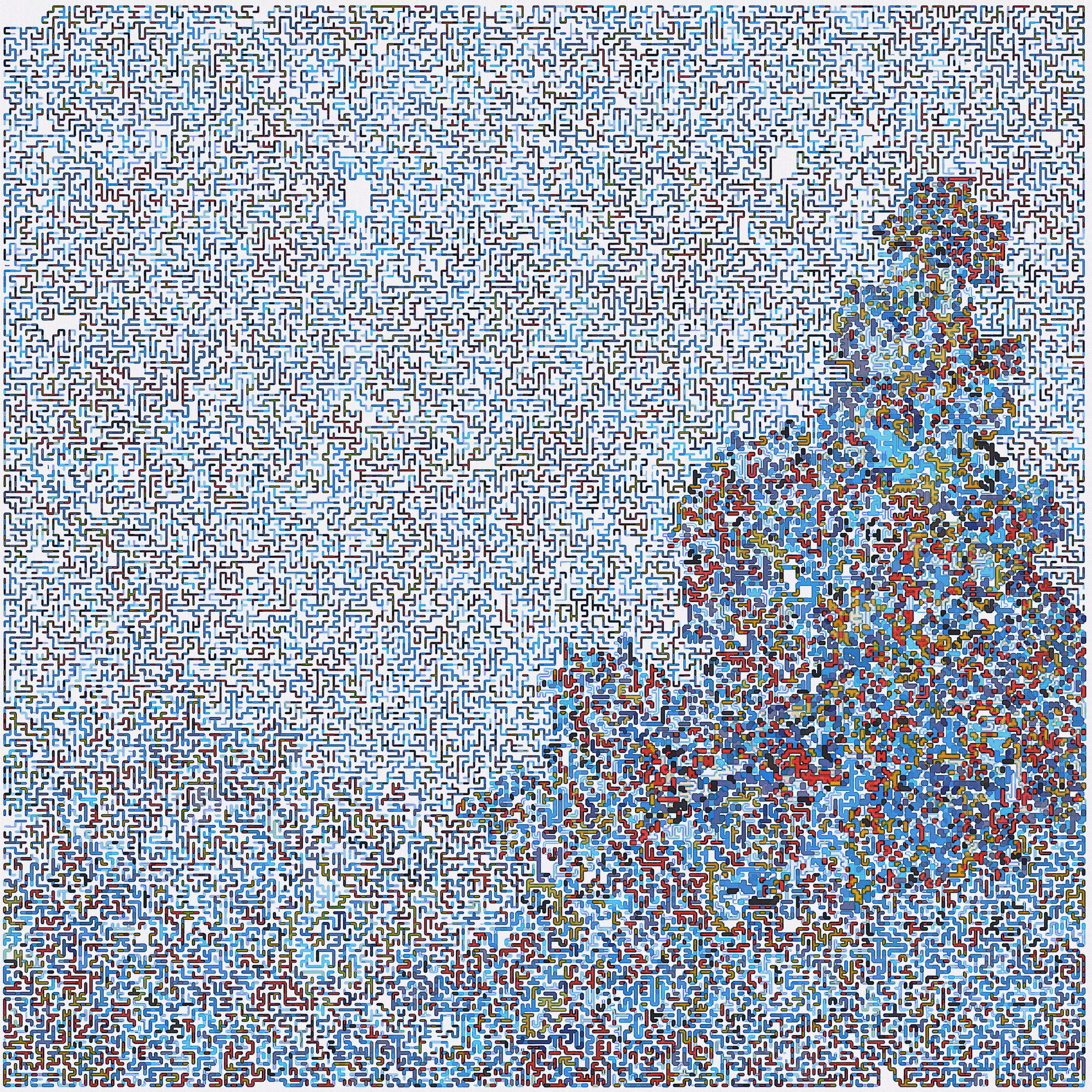 Labyrinthine landscape