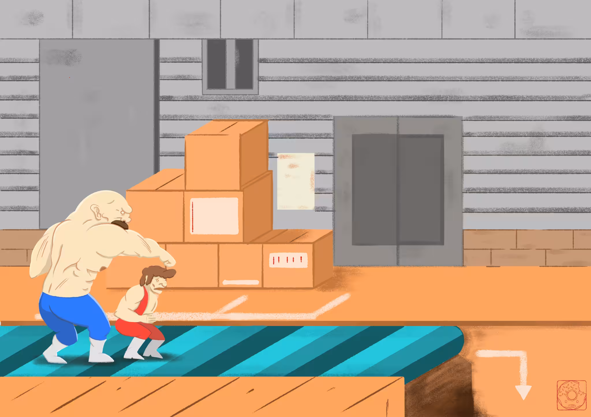 Warehouse Beat Down