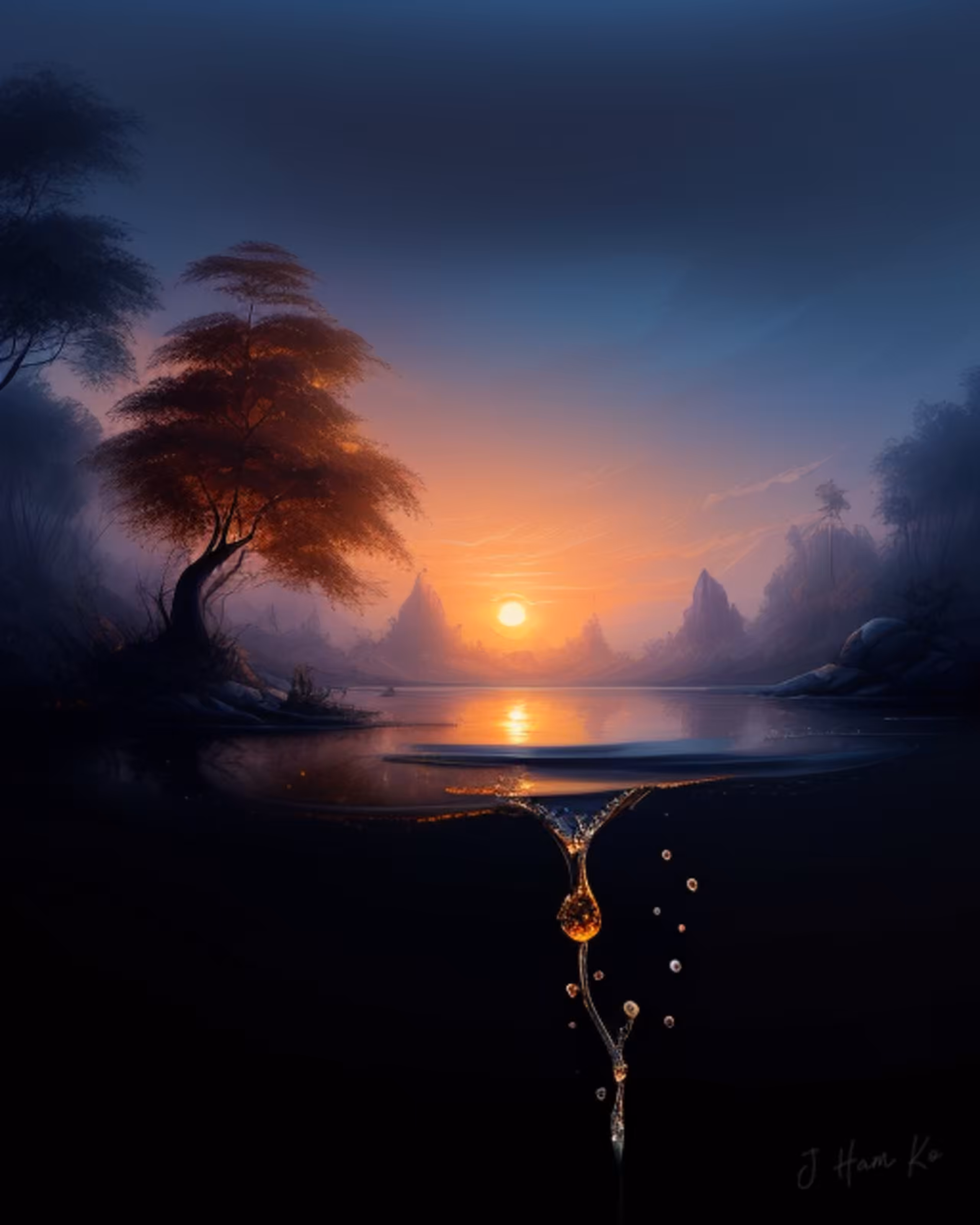 Imagination Designs: Sunset on the Edge