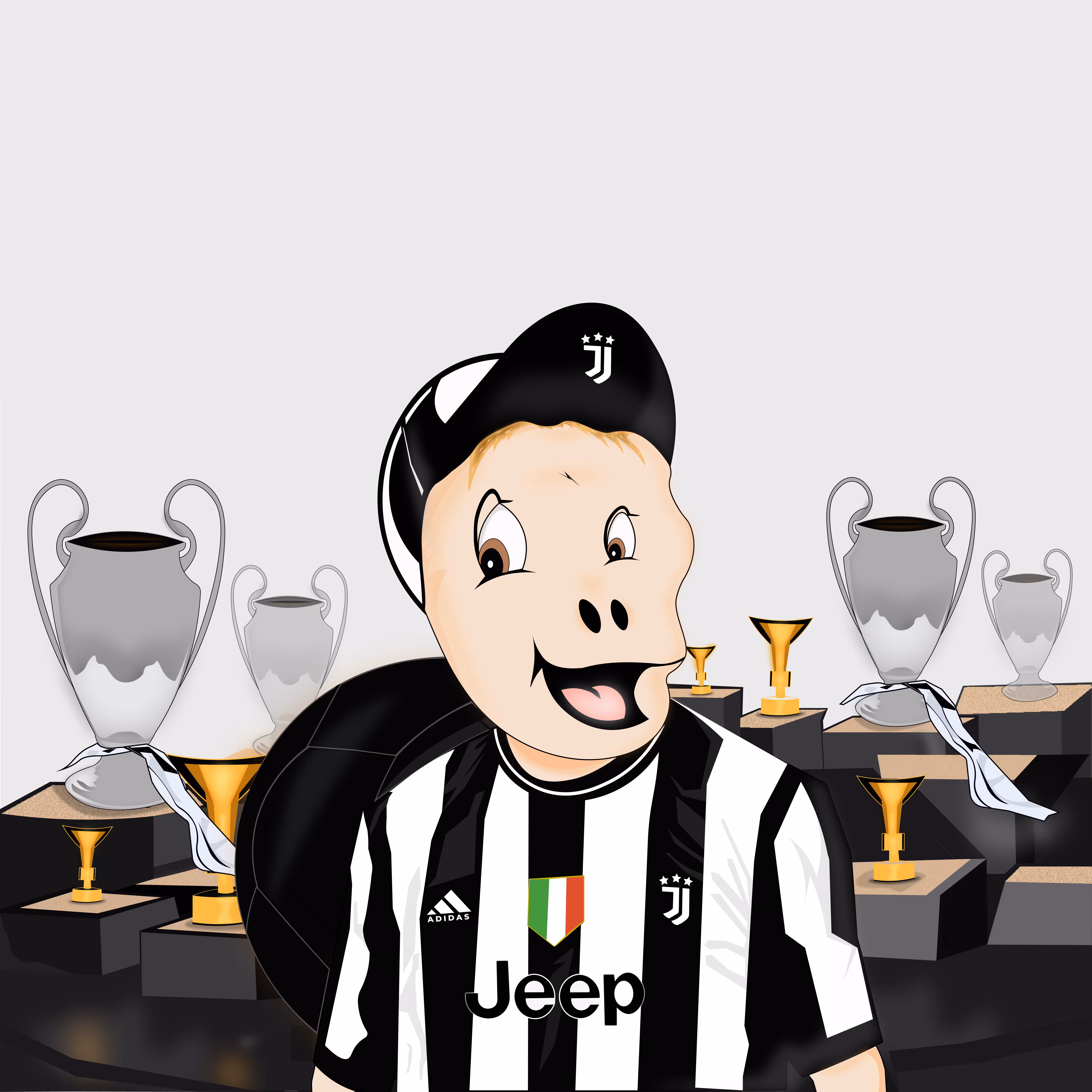 The Baby Turtle Fans Of Juventus Club