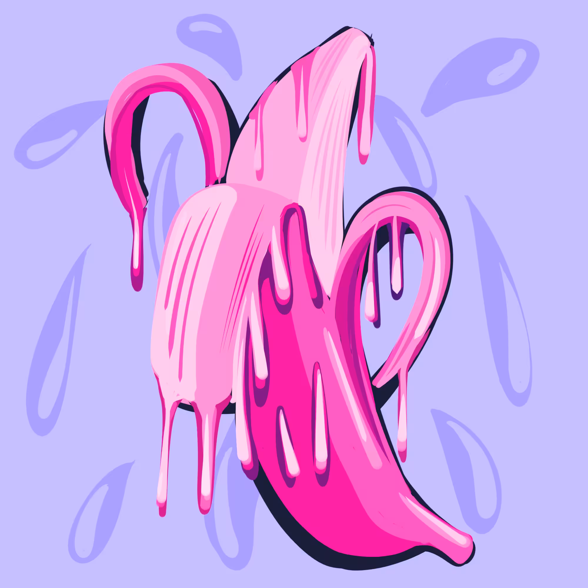 Drip Sweets 06,Pink Banana