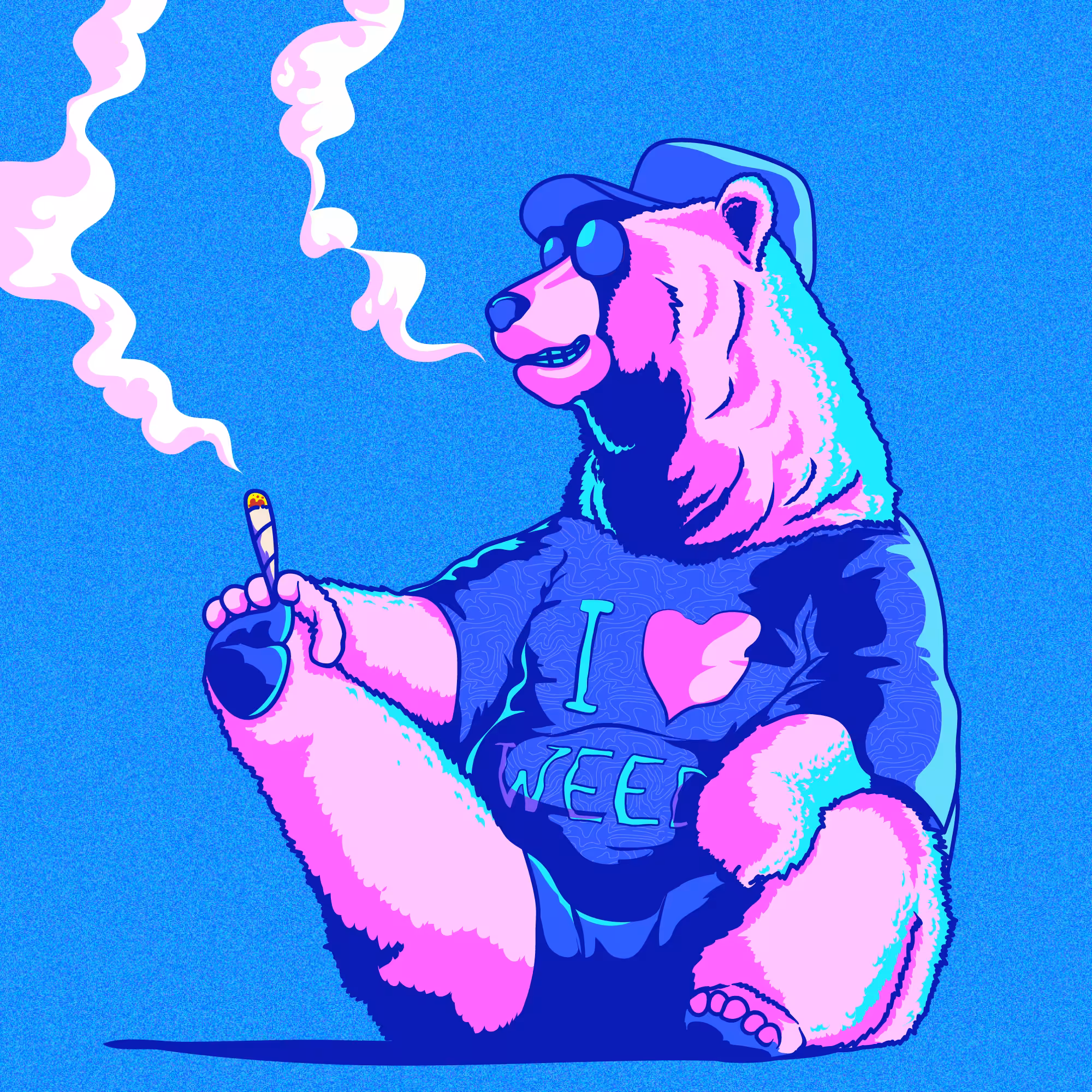 bear love smoke