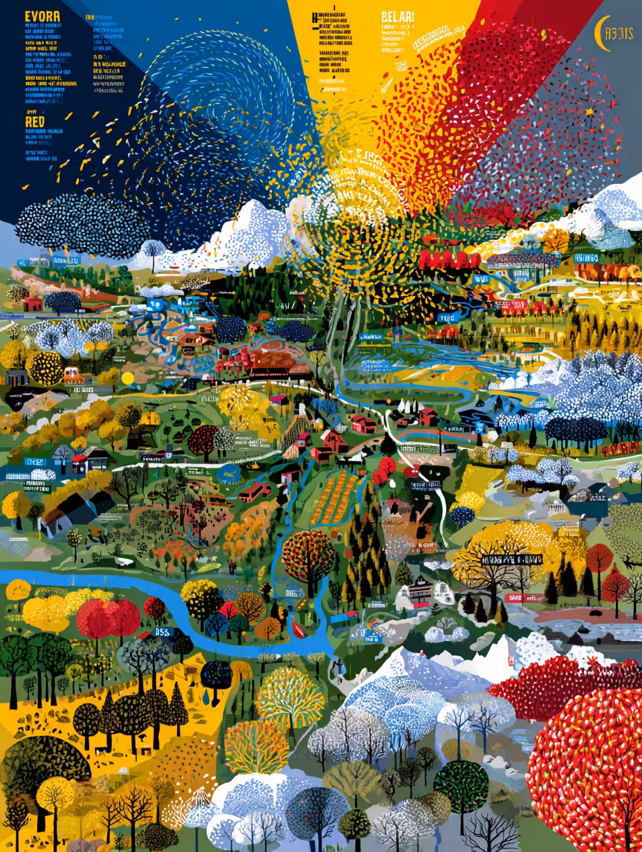 Cartography of the Living Seasons