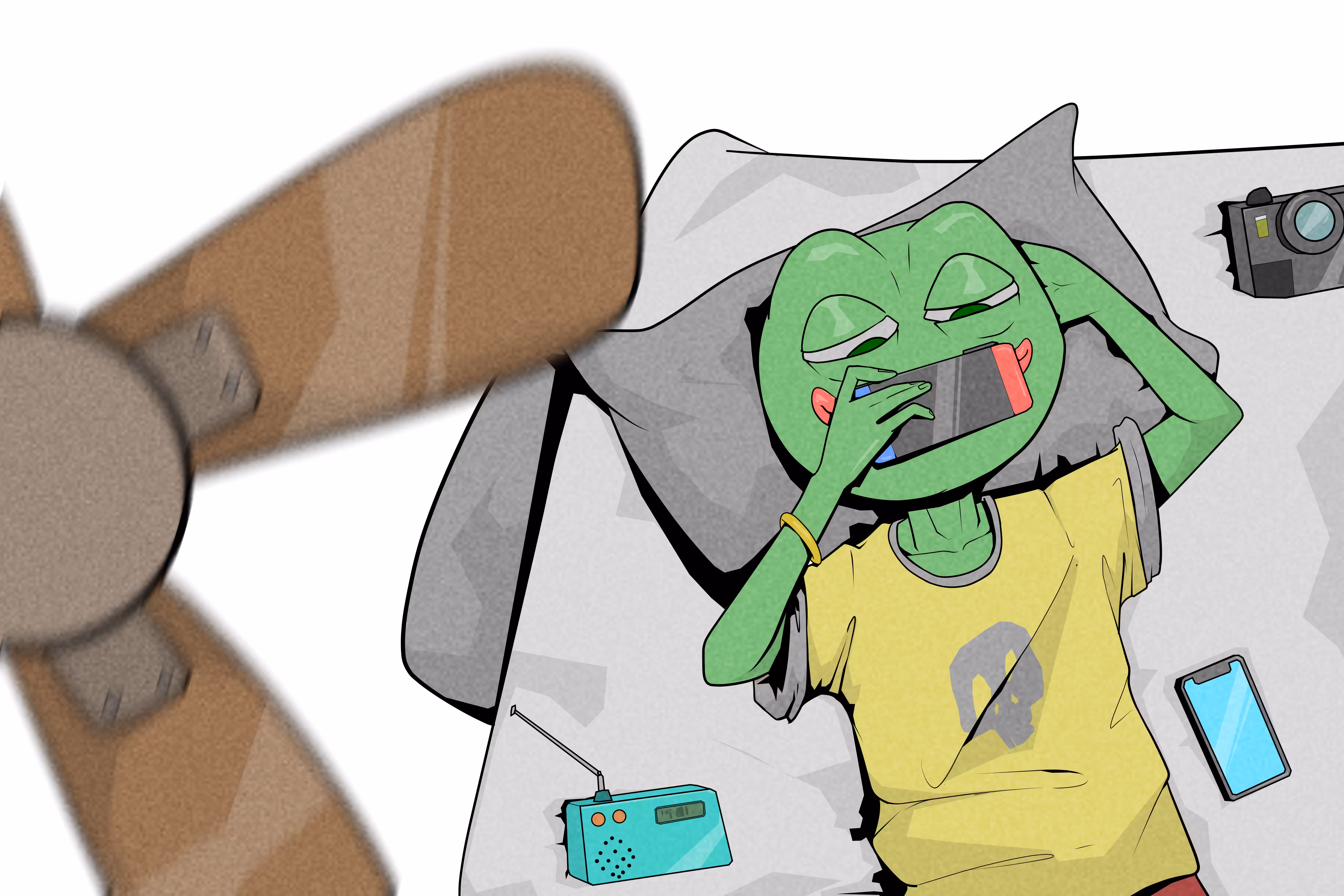 Pepe chilling