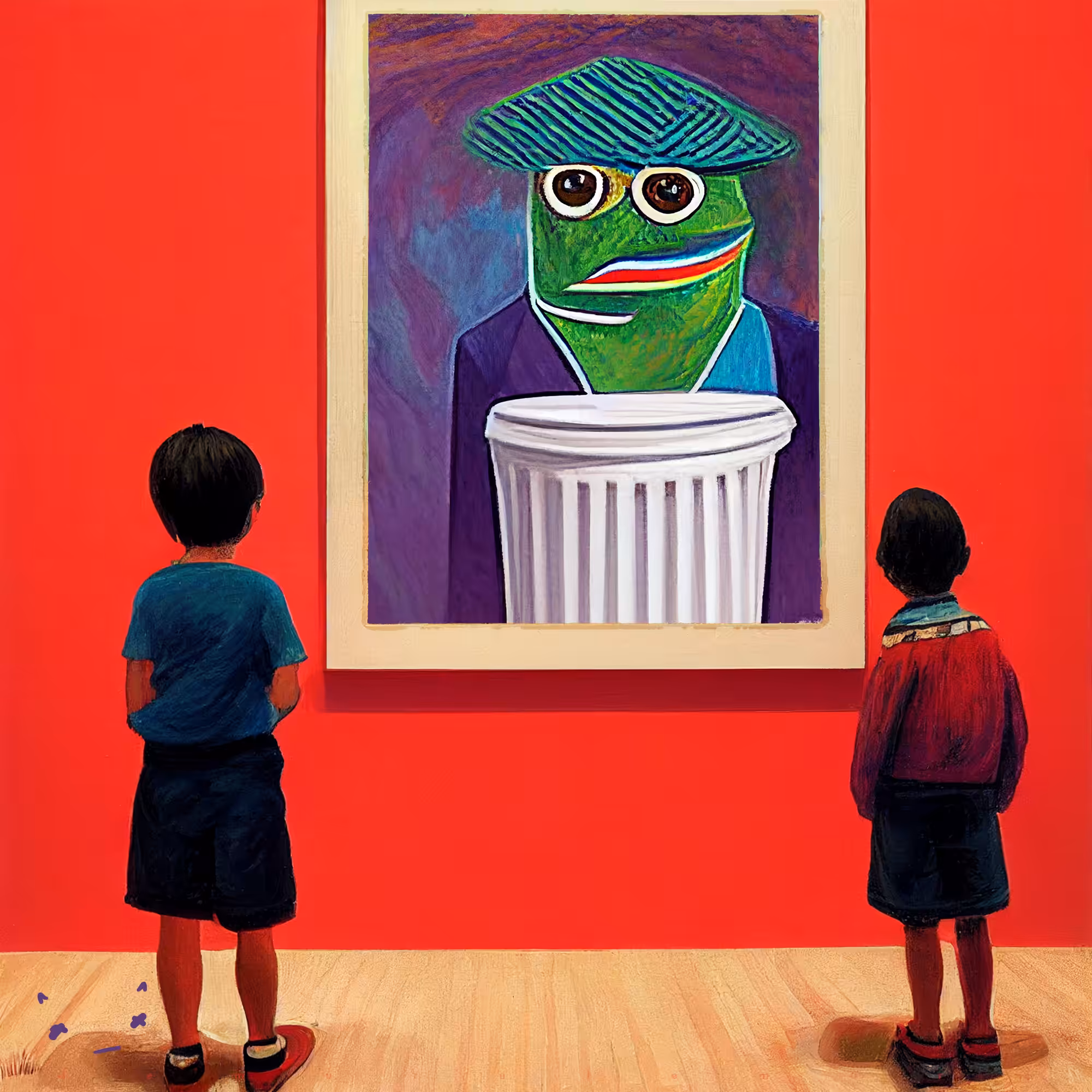 trash at the museum #5