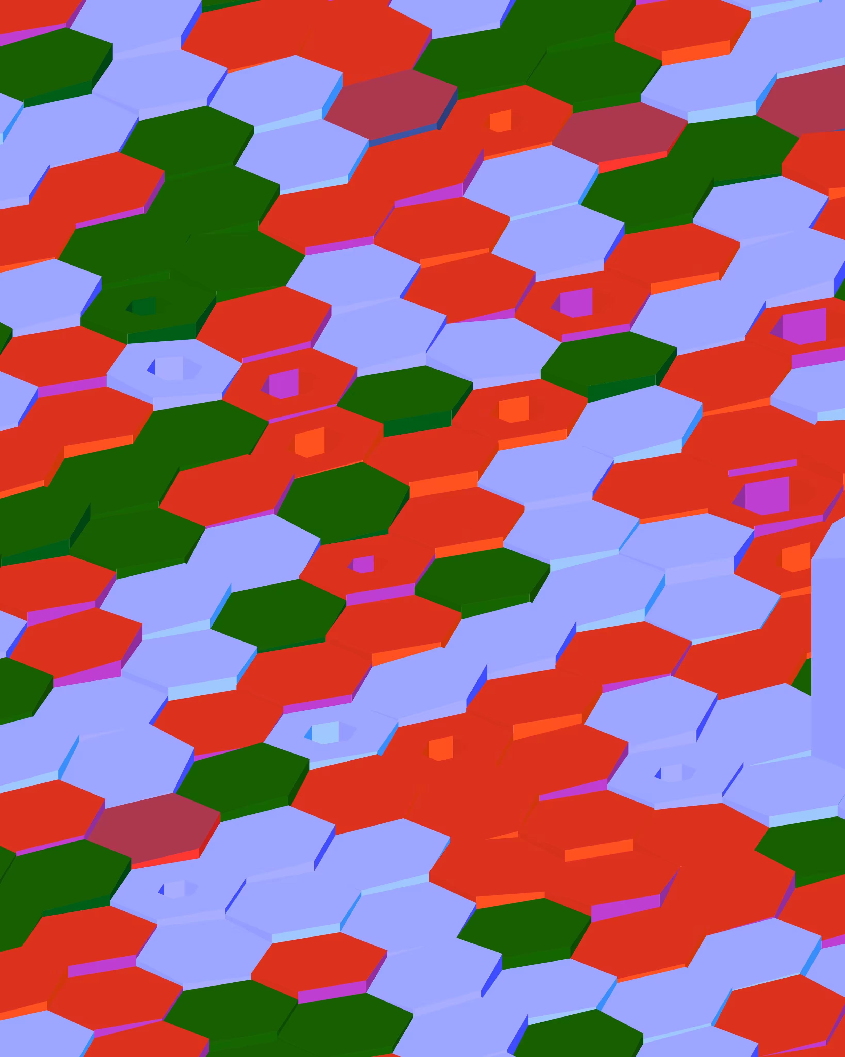 Hexagones Landscape #89
