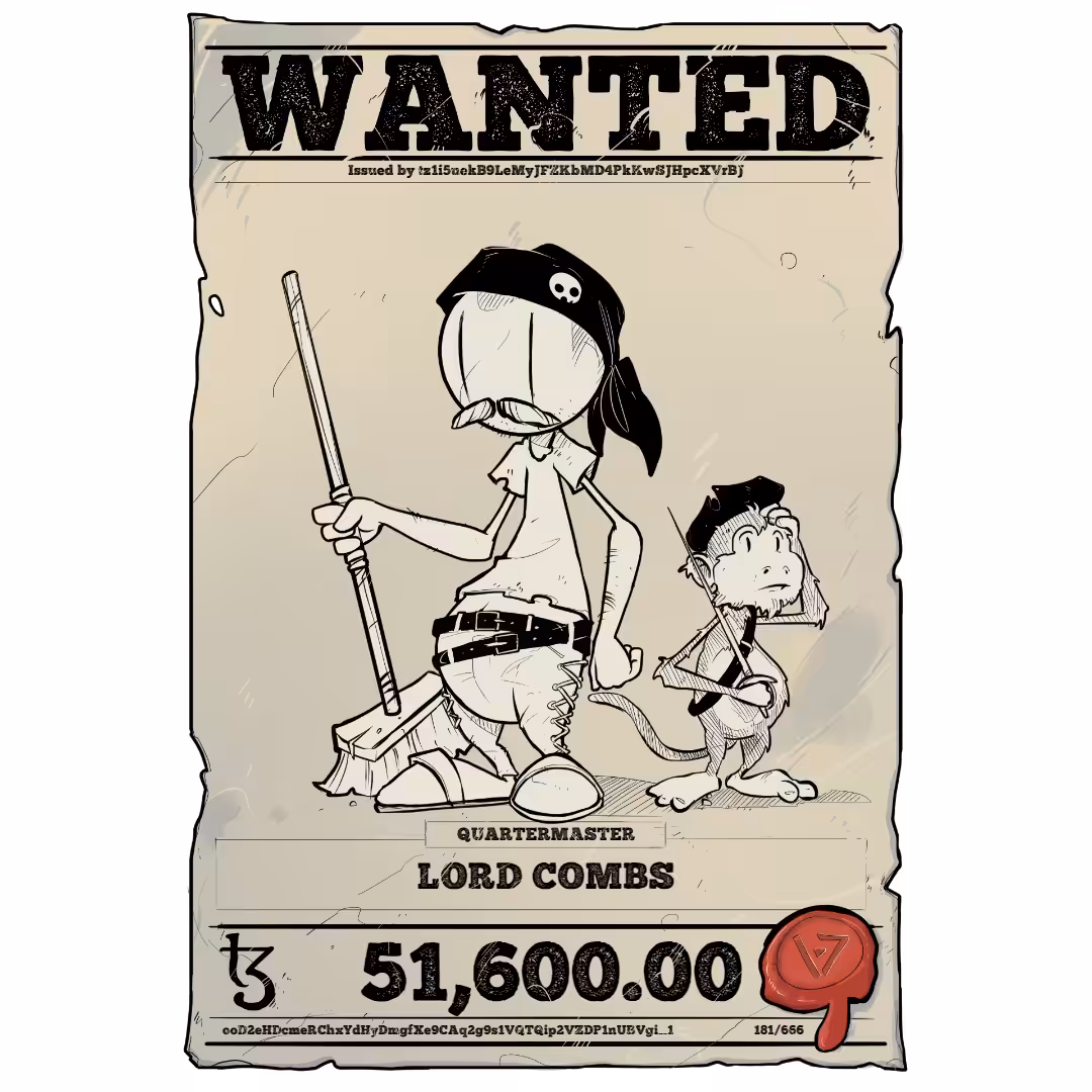 LORD COMBS | TEZOS PIRATE 181/666