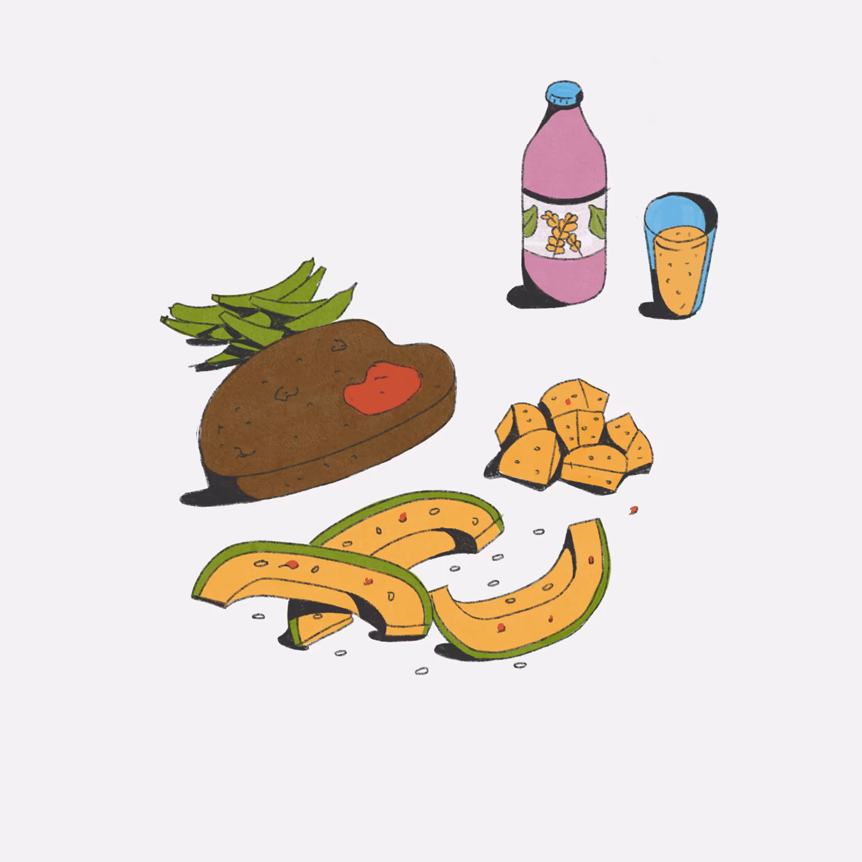 Food is Good: Meat and squash
