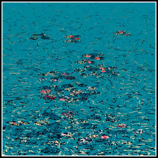 Polluted water lilies #42