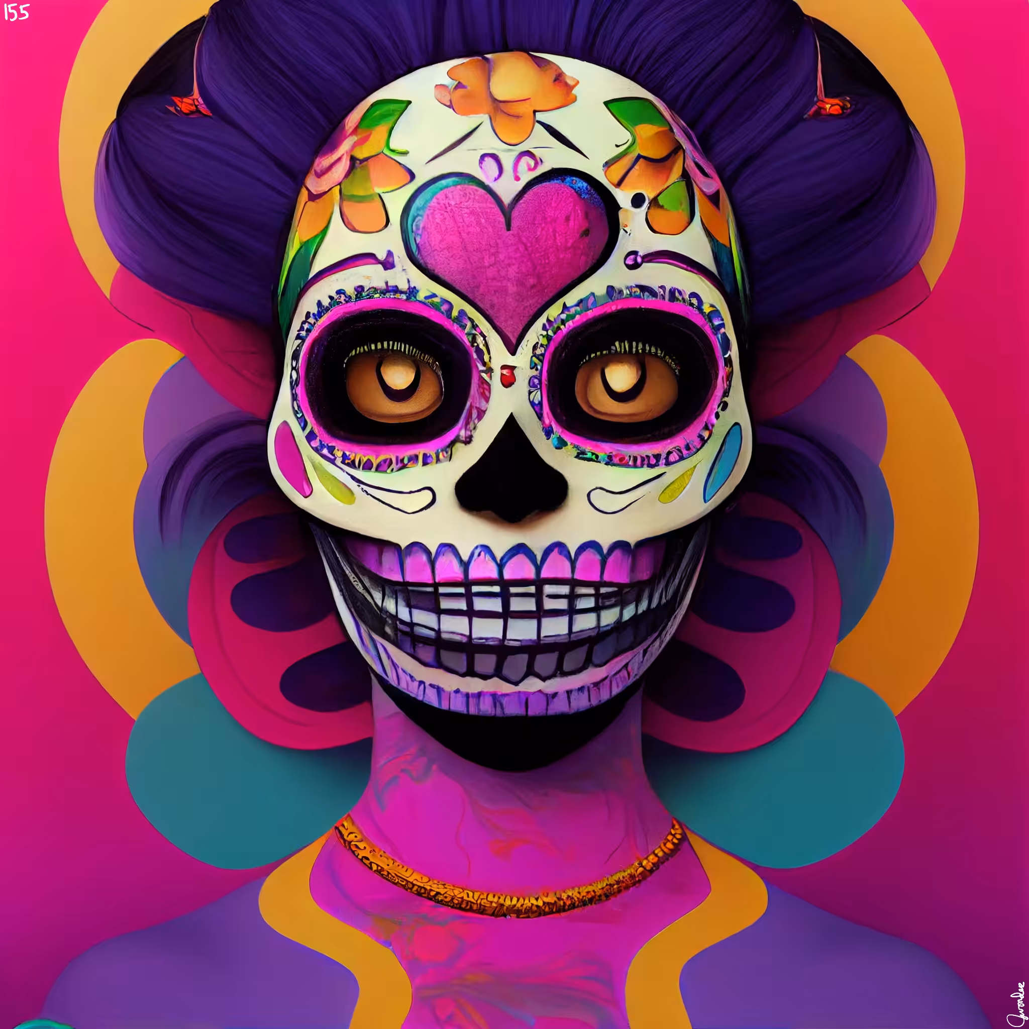 sugar skull #155