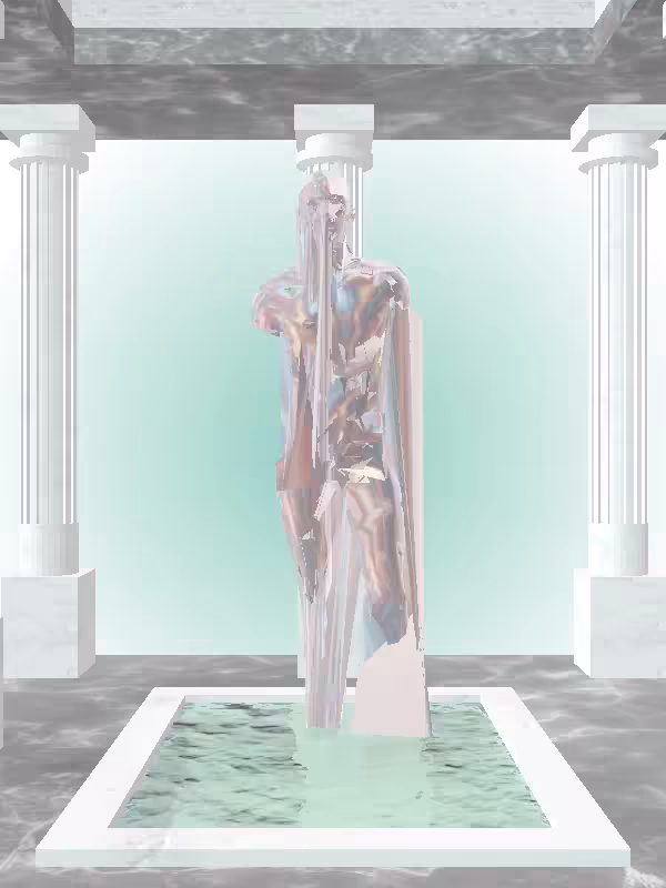 HeavenComputer: The Loser Holographic Glow Man #3431