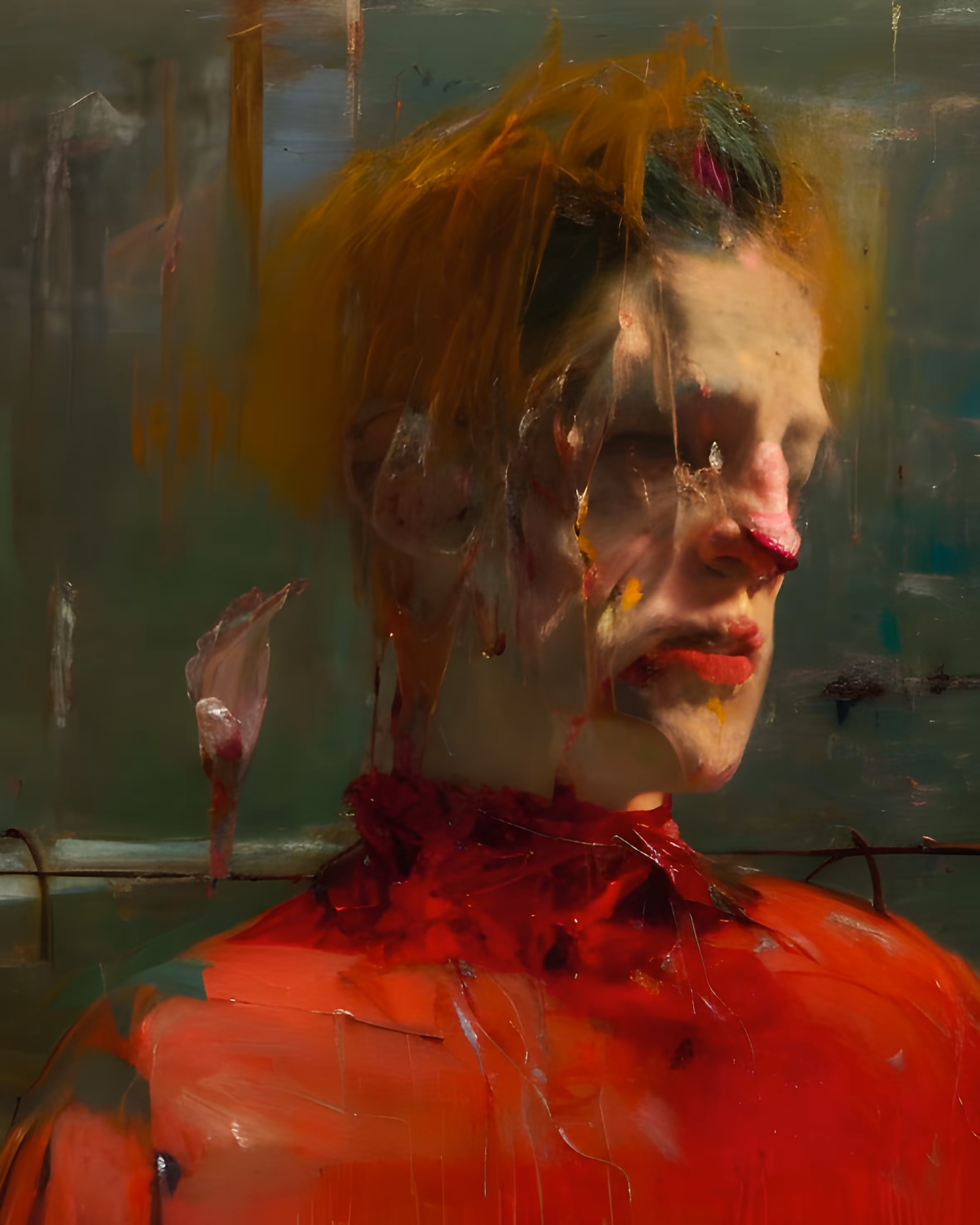"The man in red"