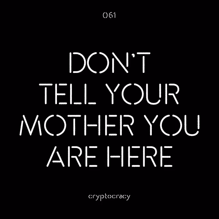 CRYPTOCRACY: #061 CRYPTOCRACY