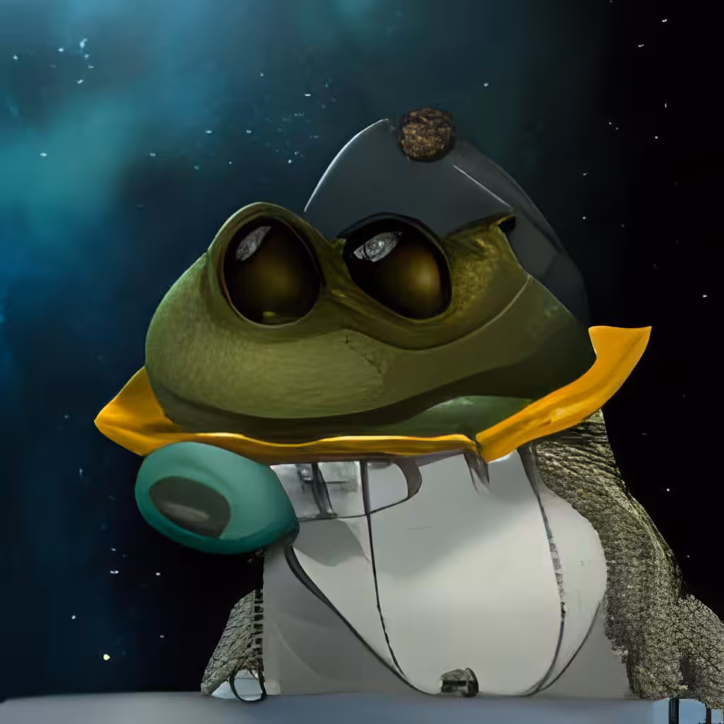 frog astronaut