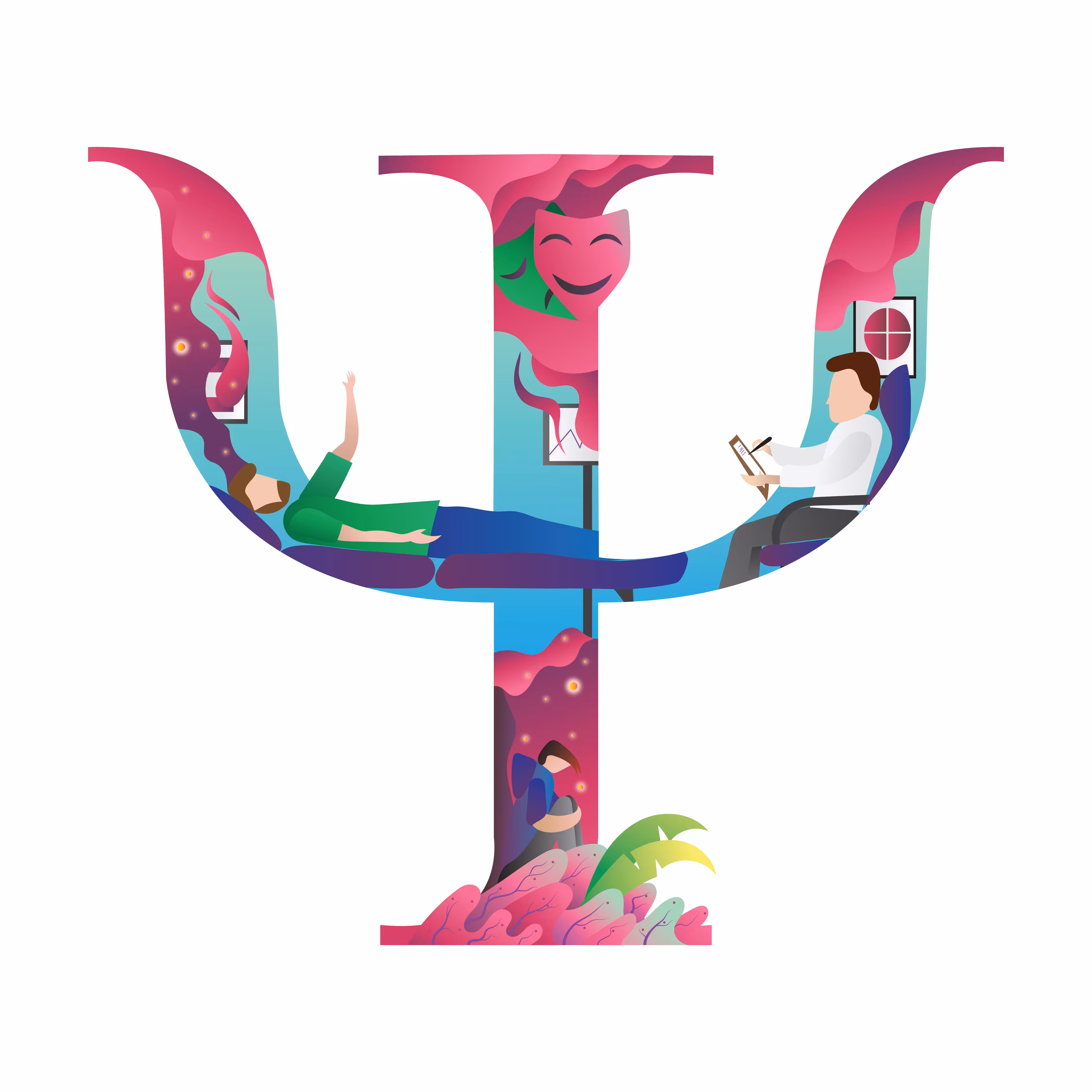 Psychology Illustration