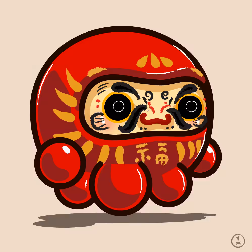 Octogang #0070 (Daruma)